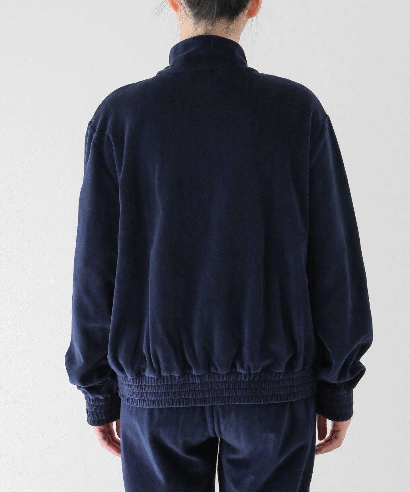 SPORTY&RICH / スポーティアンドリッチ】SCRIPT VELOUR TRACK JACKET  