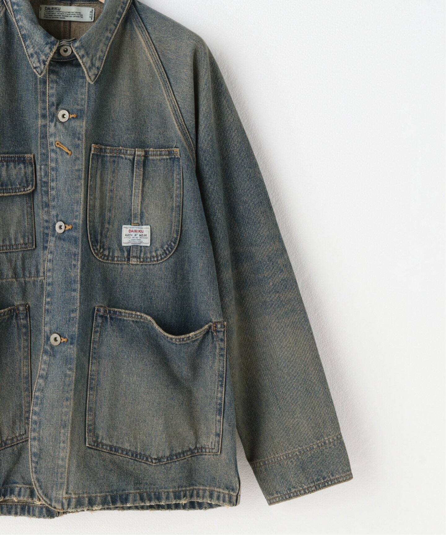DAIRIKU / ダイリク】Vintage Denim Cover All（デニムジャケット  