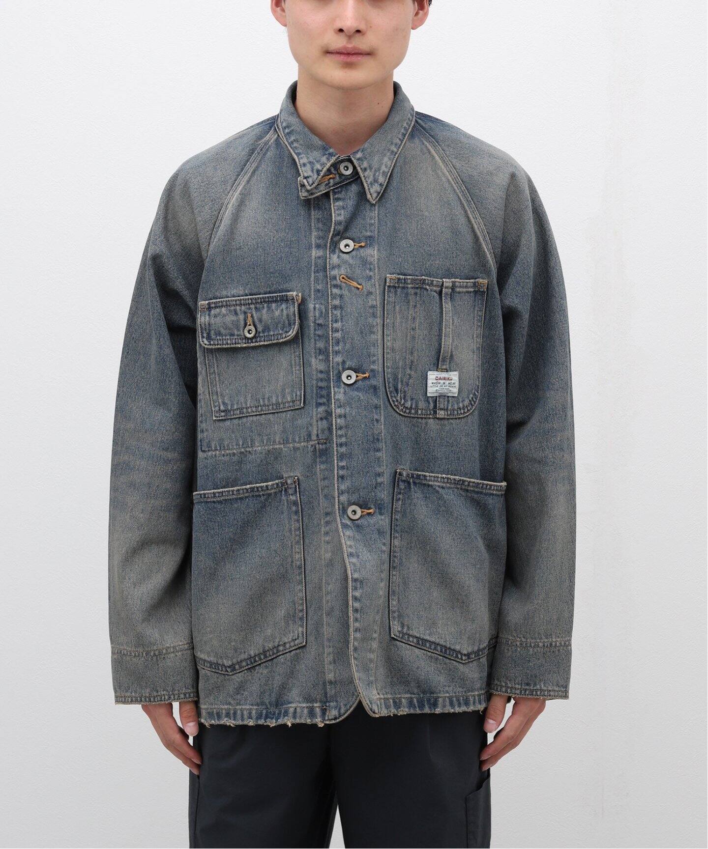 DAIRIKU / ダイリク】Vintage Denim Cover All（デニムジャケット  