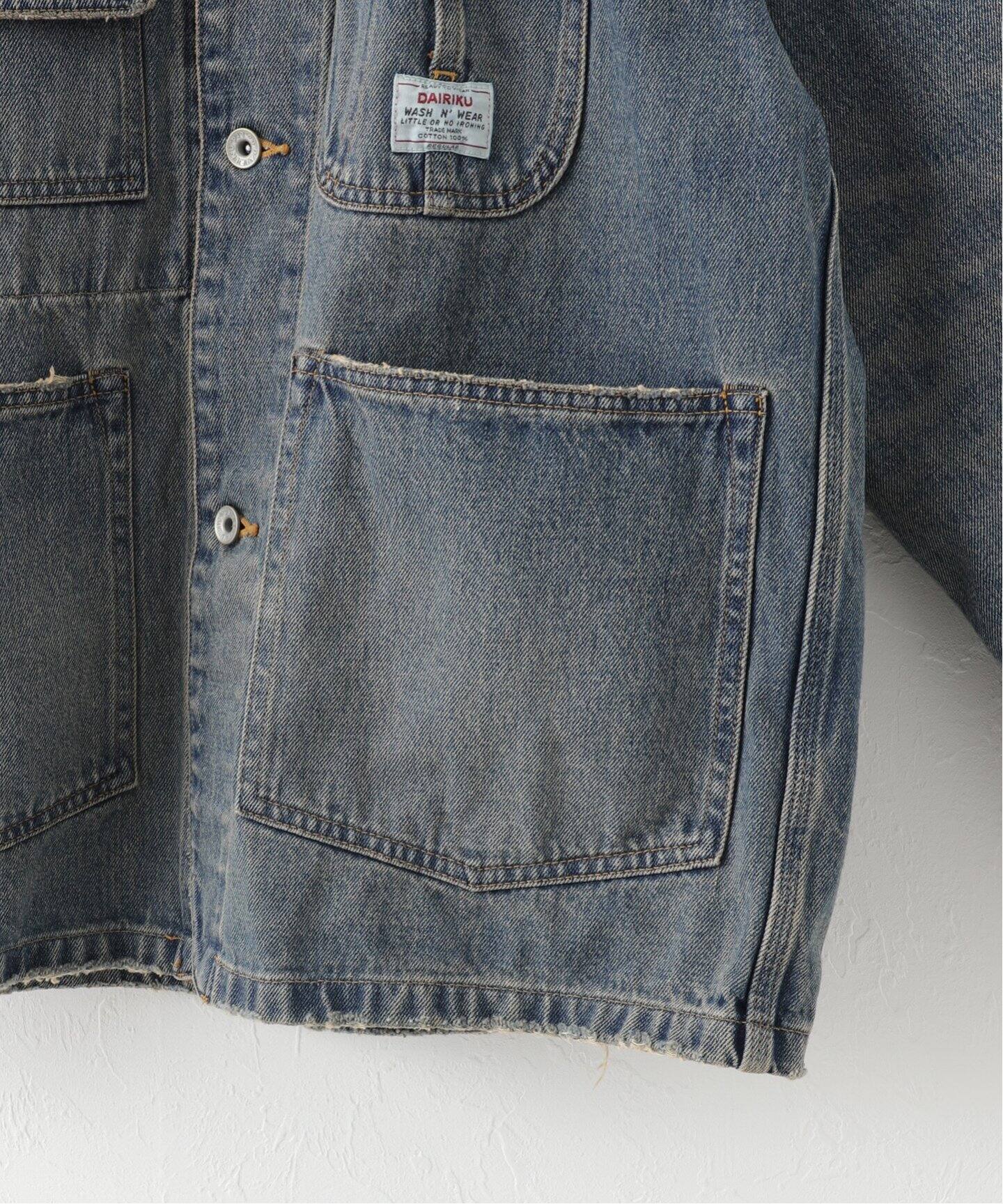 DAIRIKU / ダイリク】Vintage Denim Cover All（カバーオール  