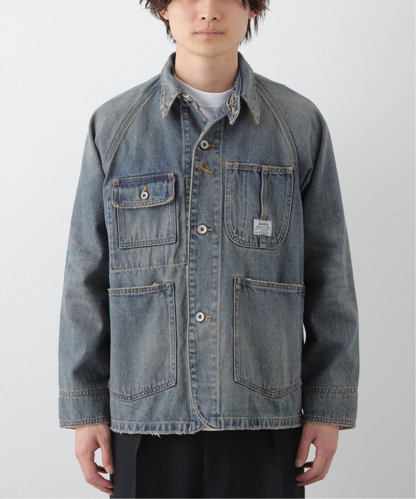 DAIRIKU / ダイリク】Vintage Denim Cover All（カバーオール  