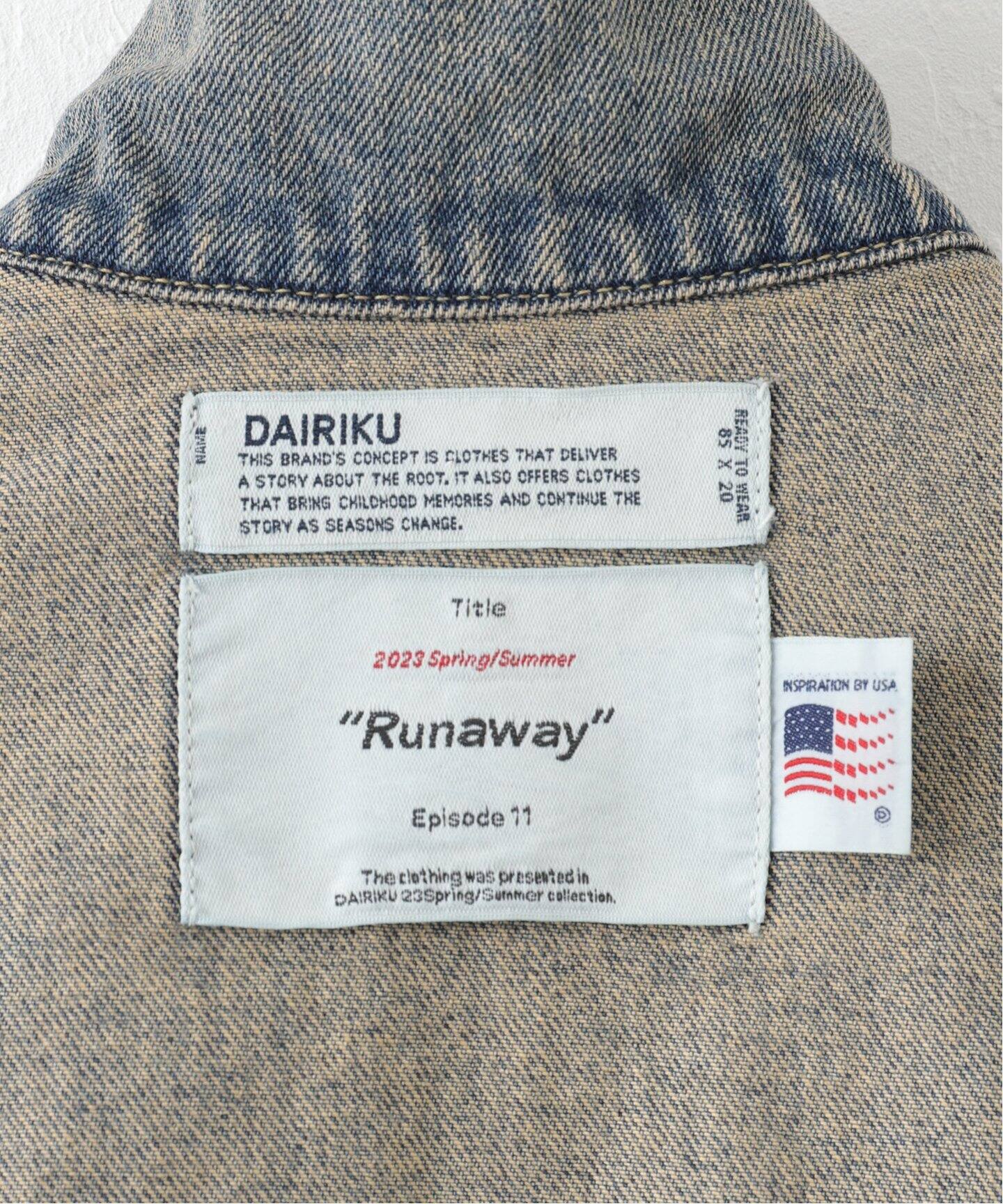 DAIRIKU / ダイリク】Vintage Denim Jacket（デニムジャケット 