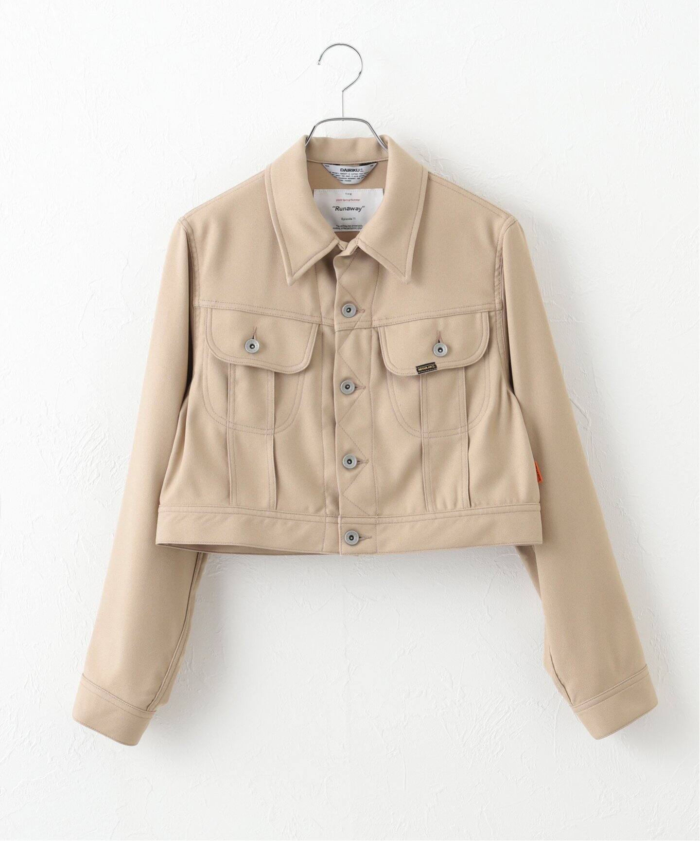 DAIRIKU / ダイリク】Short Hem Polyester Jacket（その他ブルゾン 