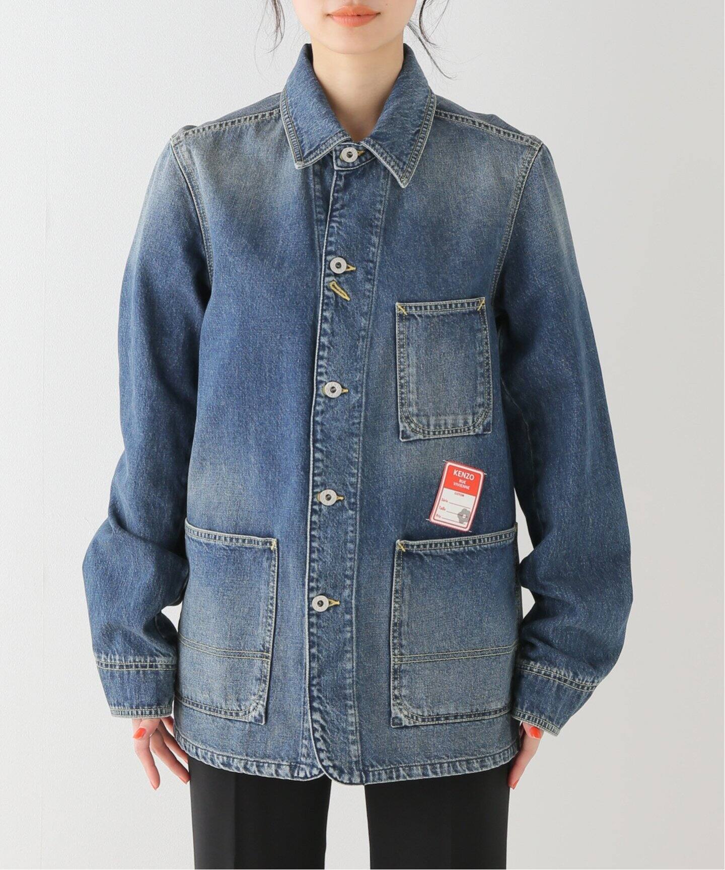 KENZO / ケンゾ―】DARK STONE WORKWEAR DENIM Jkt（デニムジャケット  