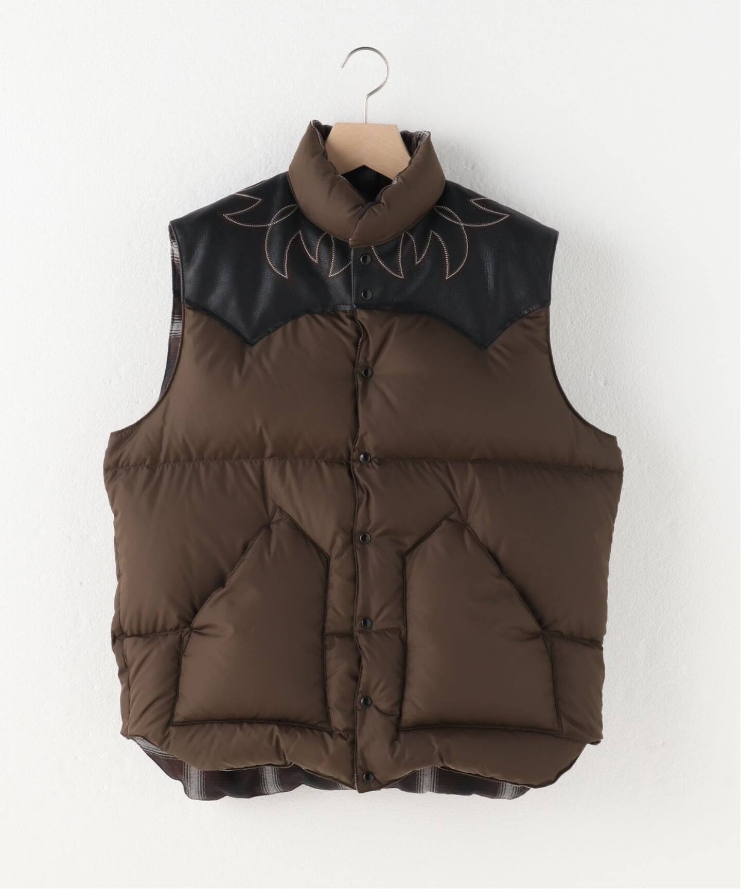 Rafu / ラフ】RMFC DOWN VEST W/EMBROIDERY（ダウン・中綿ベスト 