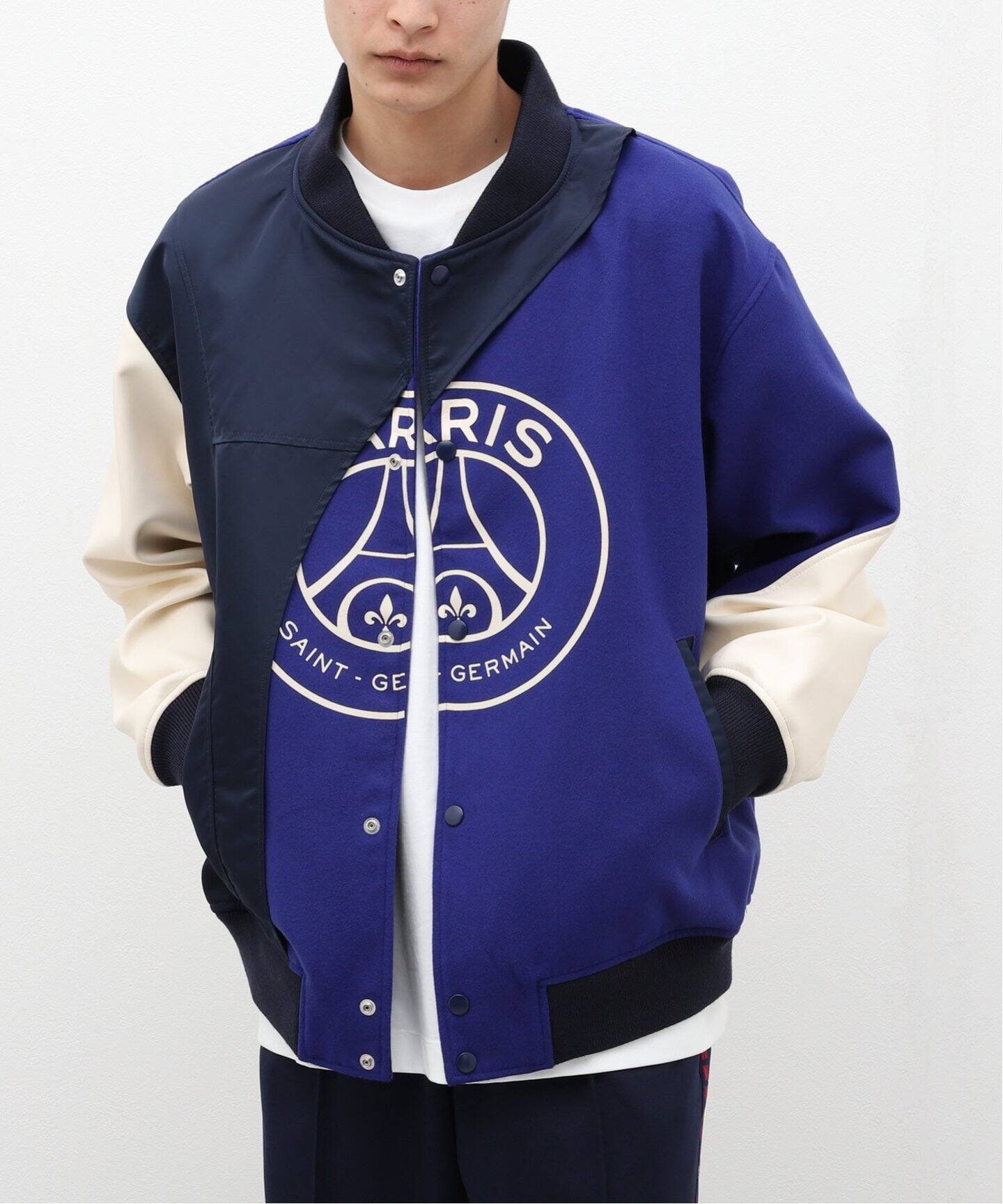 Poggy × Paris Saint-Germain】PSG PLJ LAYRED VARSITY JK 