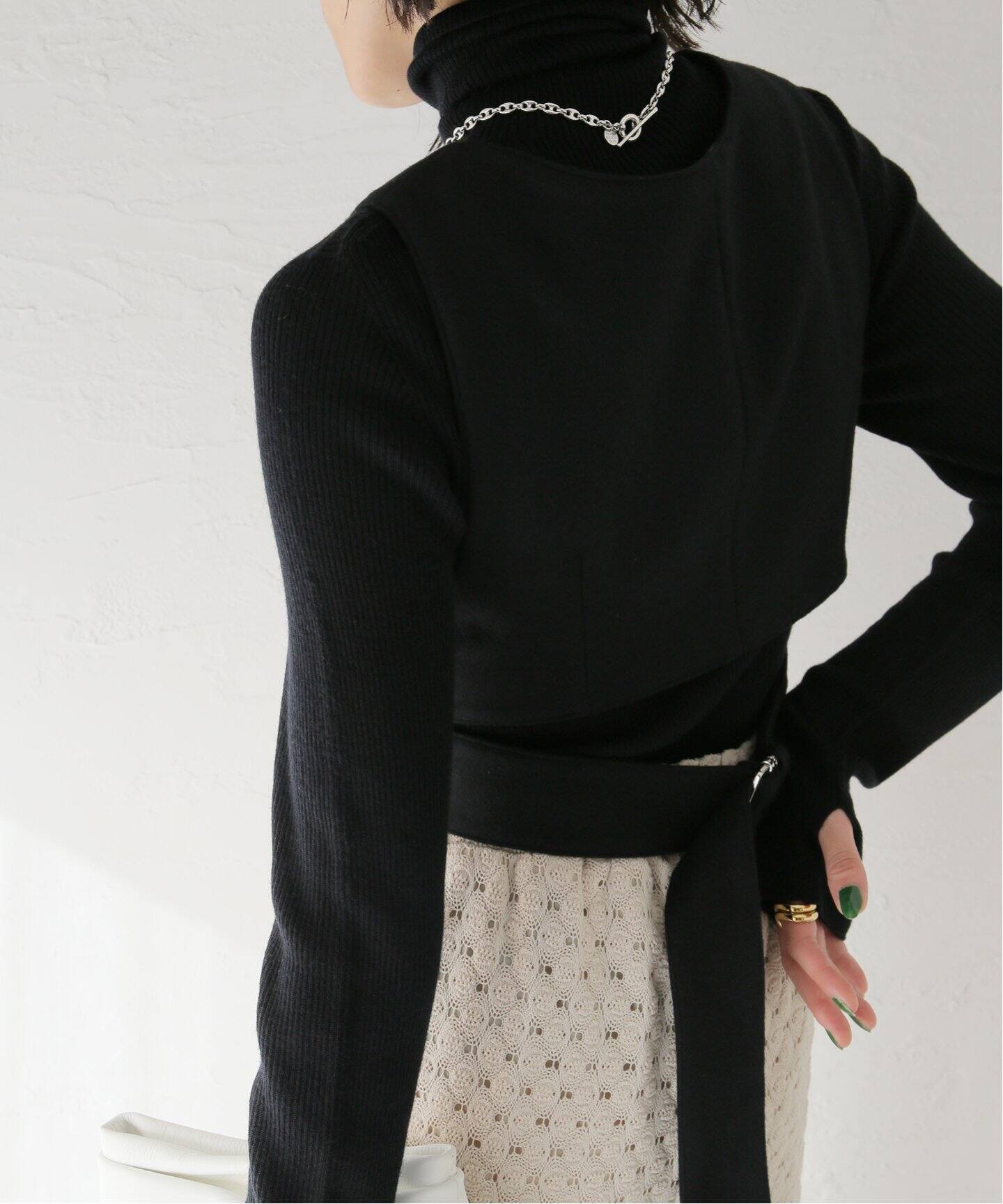 MIOSMOKEY/ミオズモーキー】WRAP GILET：ジレ（その他ブルゾン 