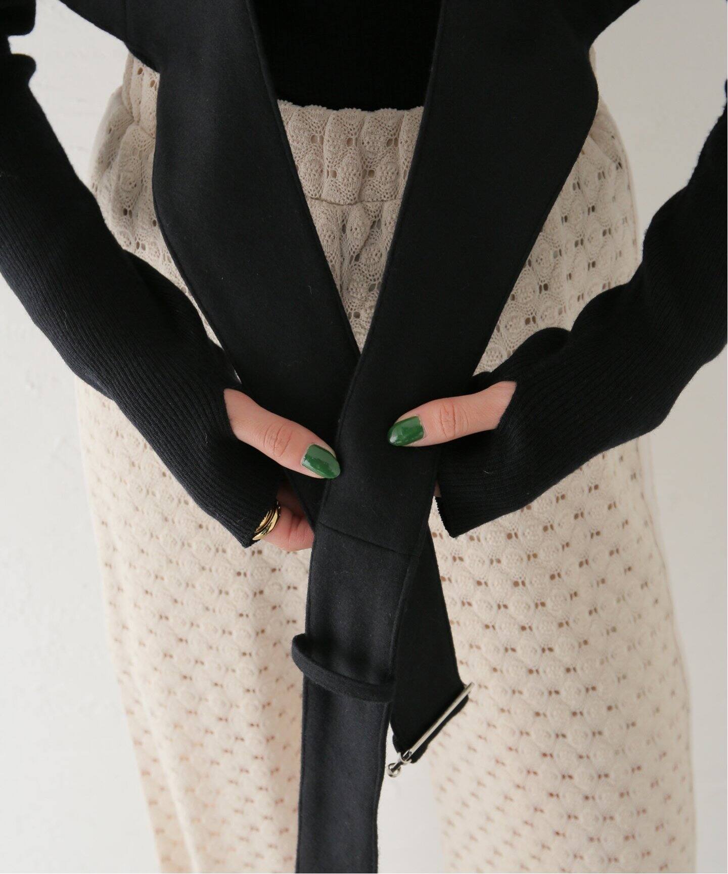 MIOSMOKEY/ミオズモーキー】WRAP GILET：ジレ（その他ブルゾン 