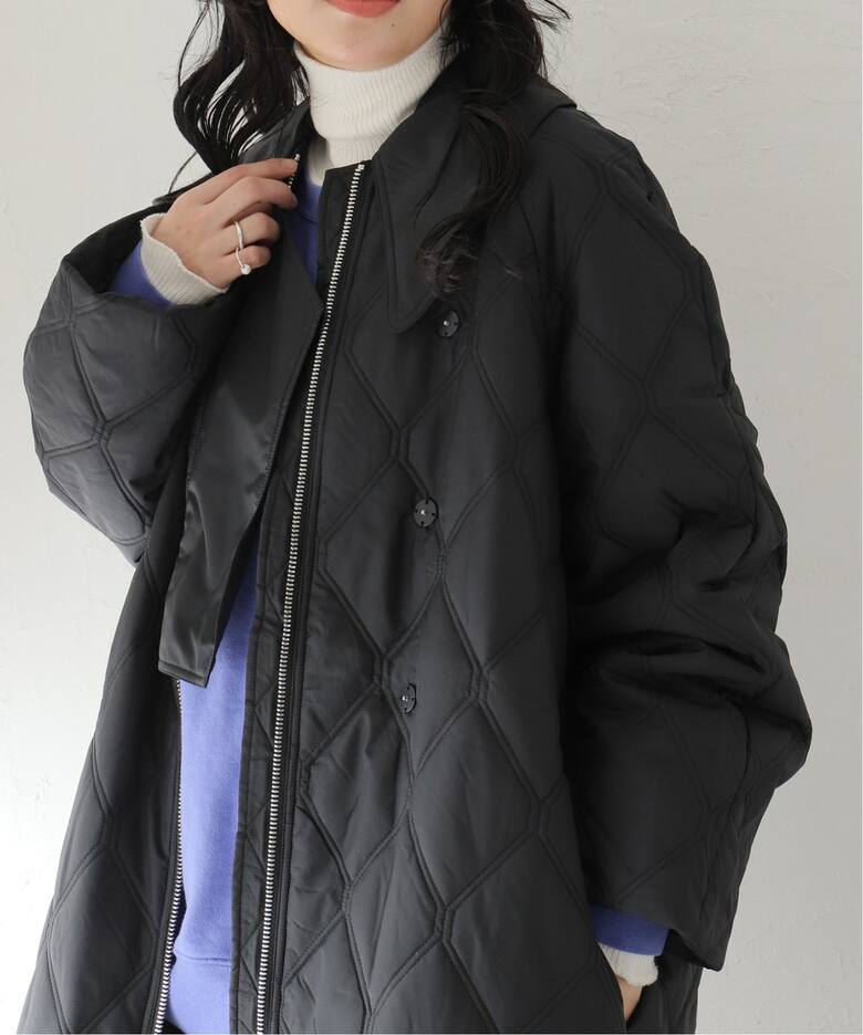 【GANNI / ガニー】 Ripstop Quilt Coat：コート  詳細画像2