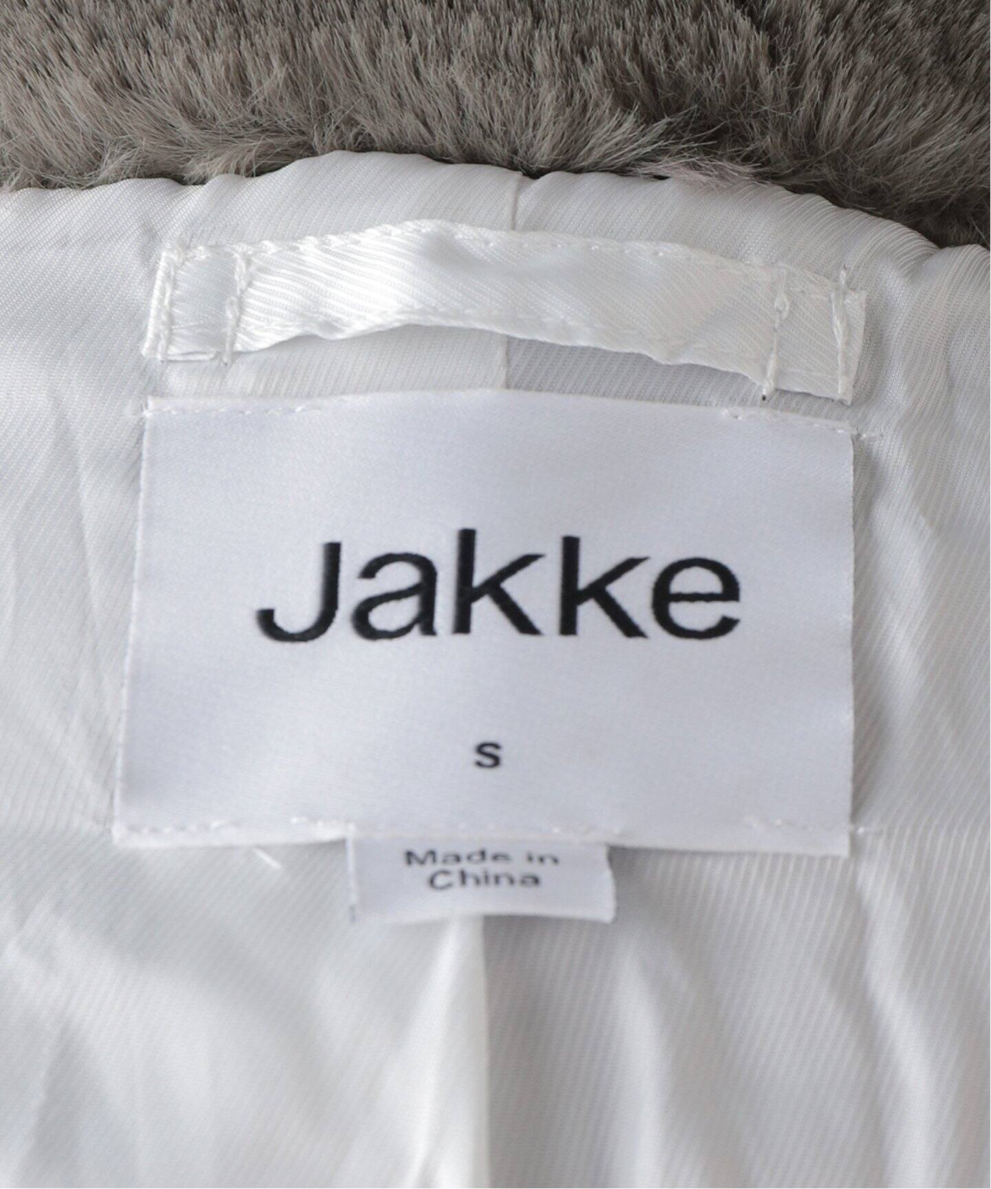 JAKKE/ジャッキー】TRACI COAT GREY：フェイクファーコート（その他 