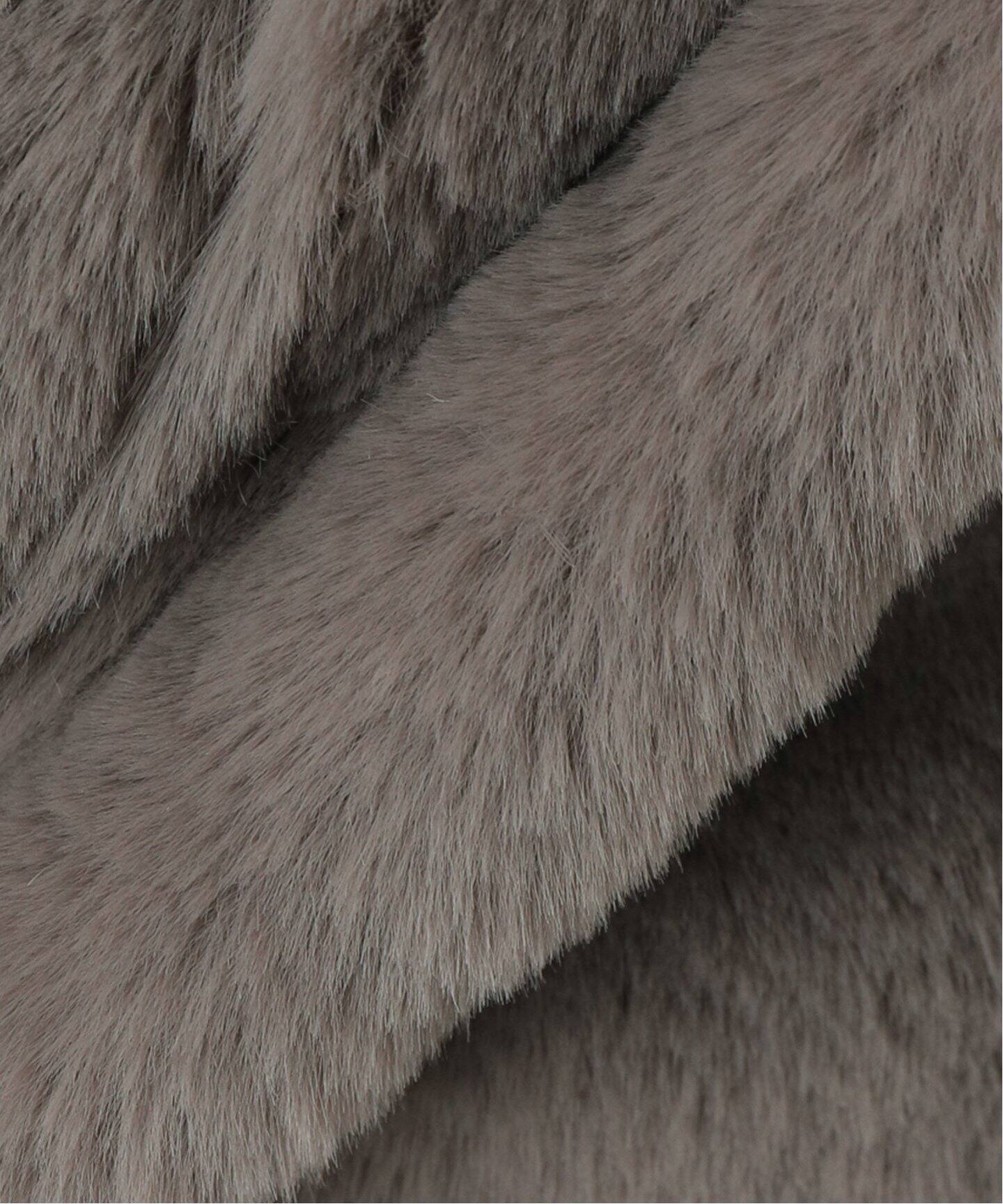 JAKKE/ジャッキー】TRACI COAT GREY：フェイクファーコート（その他 