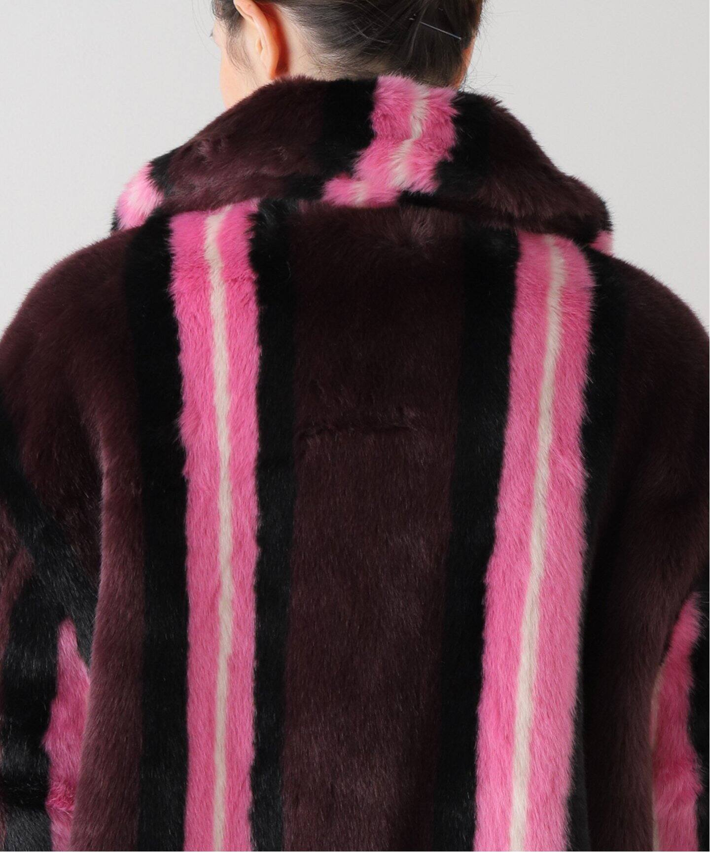 Jakke ジャッキー Traci エコファーコート ライトピンク S 