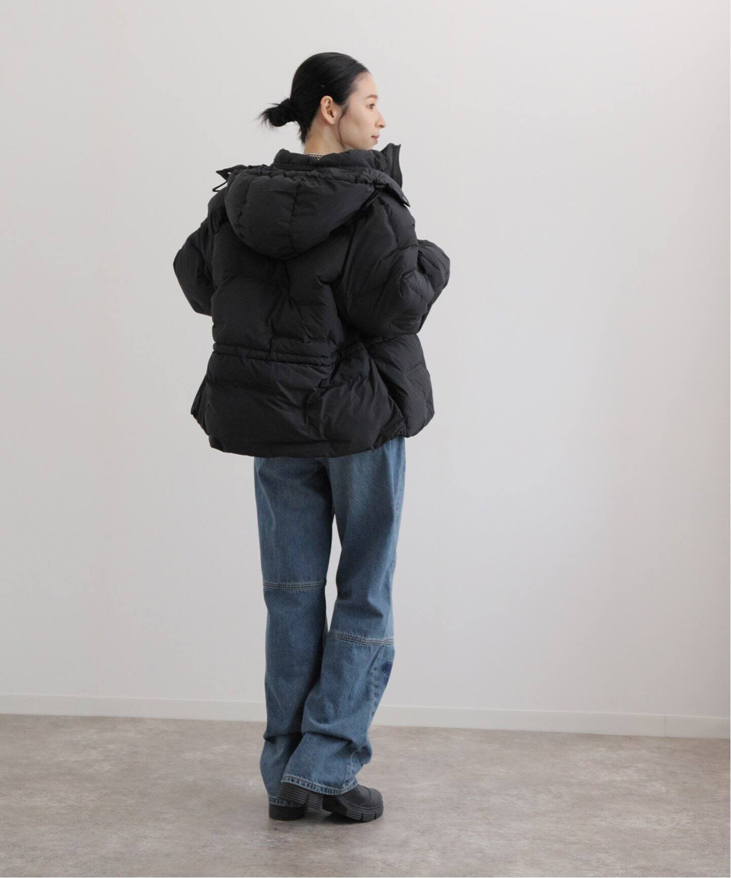 GANNI / ガニー】Soft Puffer Short Raglan Jacket：中綿ジャケット 