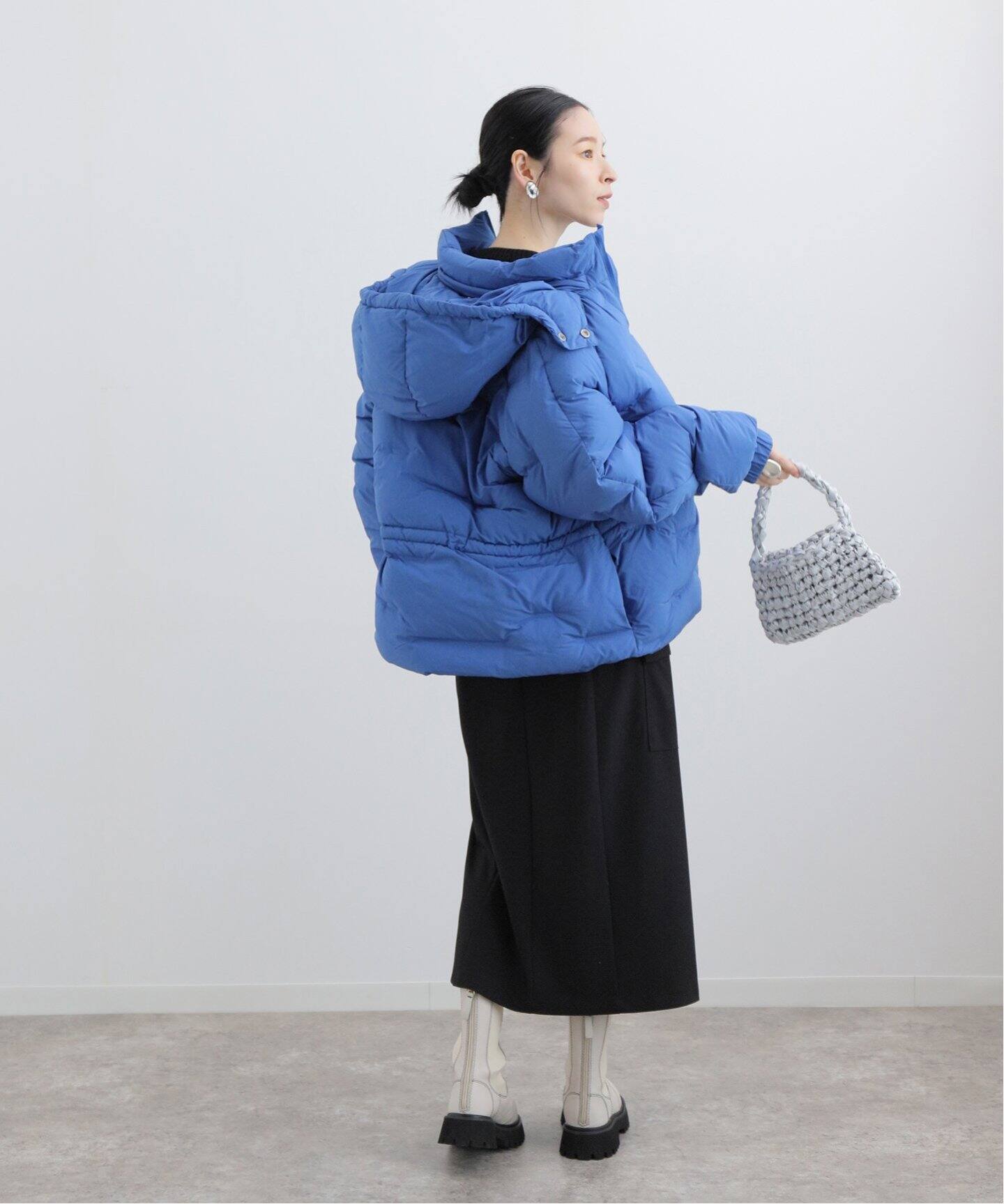 GANNI / ガニー】Soft Puffer Short Raglan Jacket：中綿ジャケット 