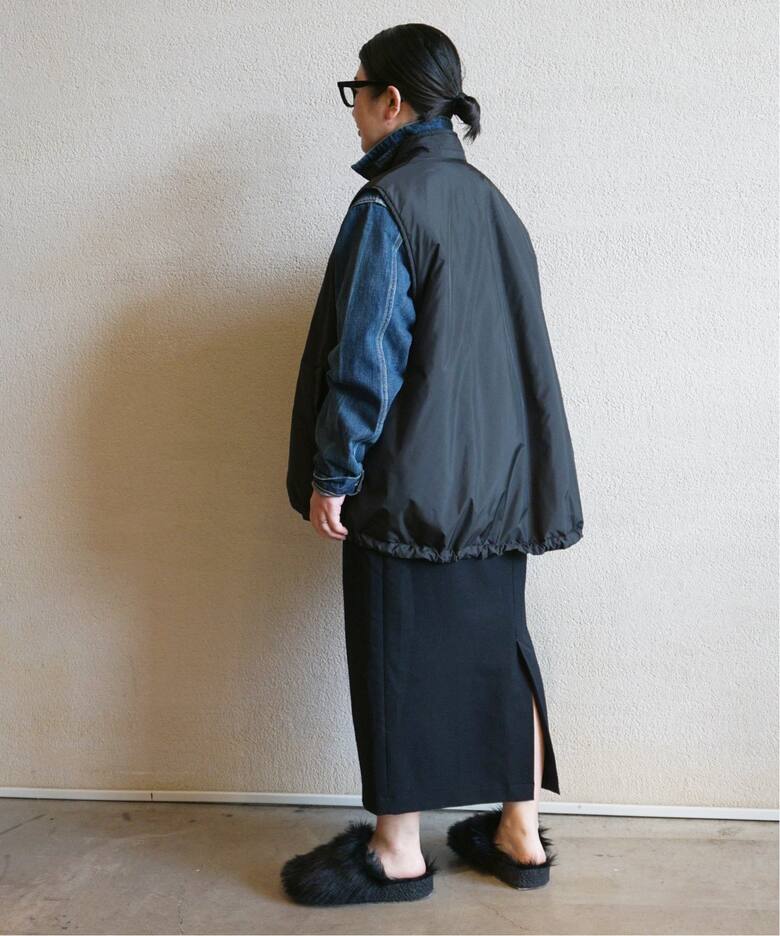 タフタナカワタ スタンドベスト（ダウン・中綿ベスト）｜journal 