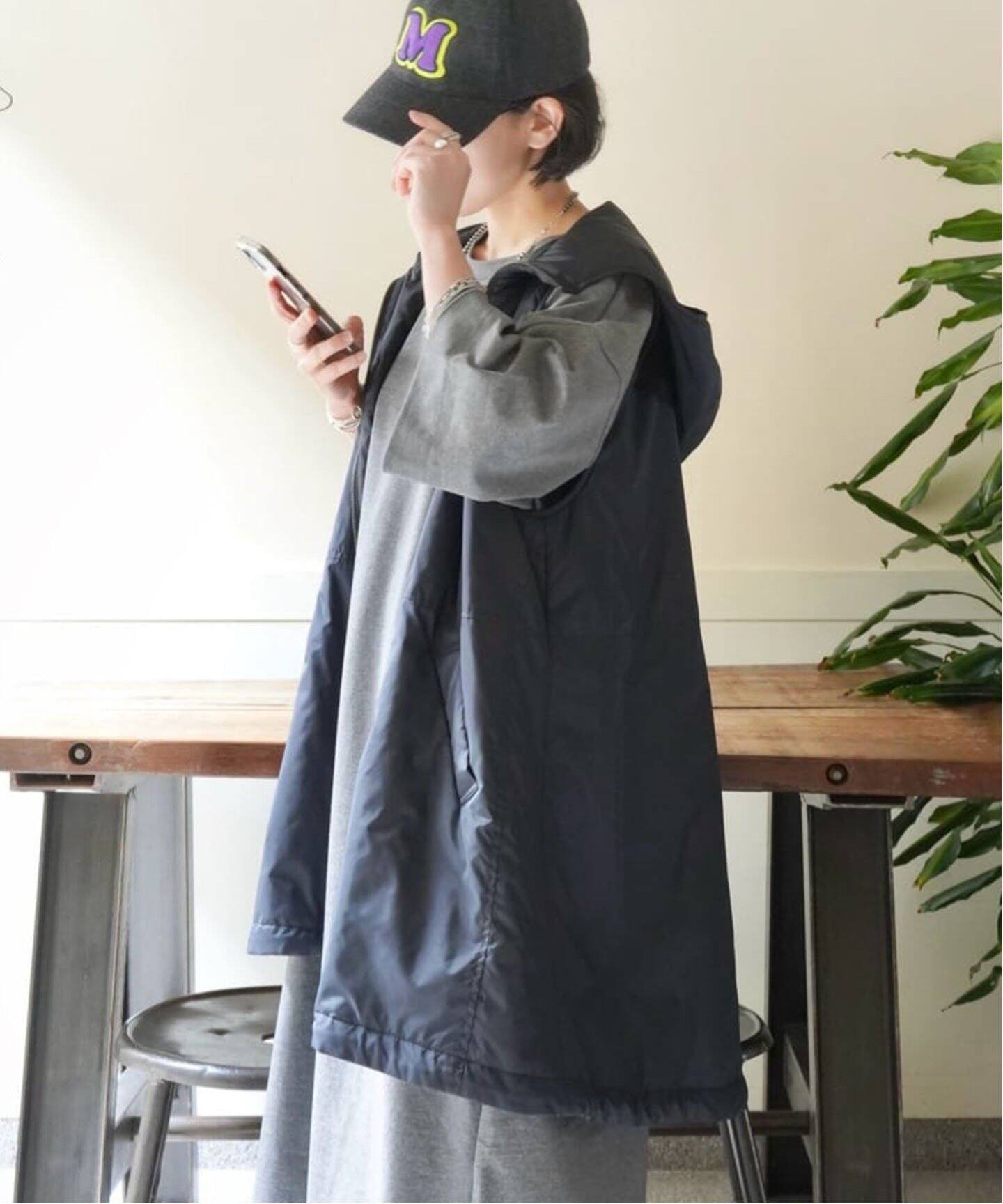 タフタナカワタ フードベスト（ダウン・中綿ベスト）｜journal 