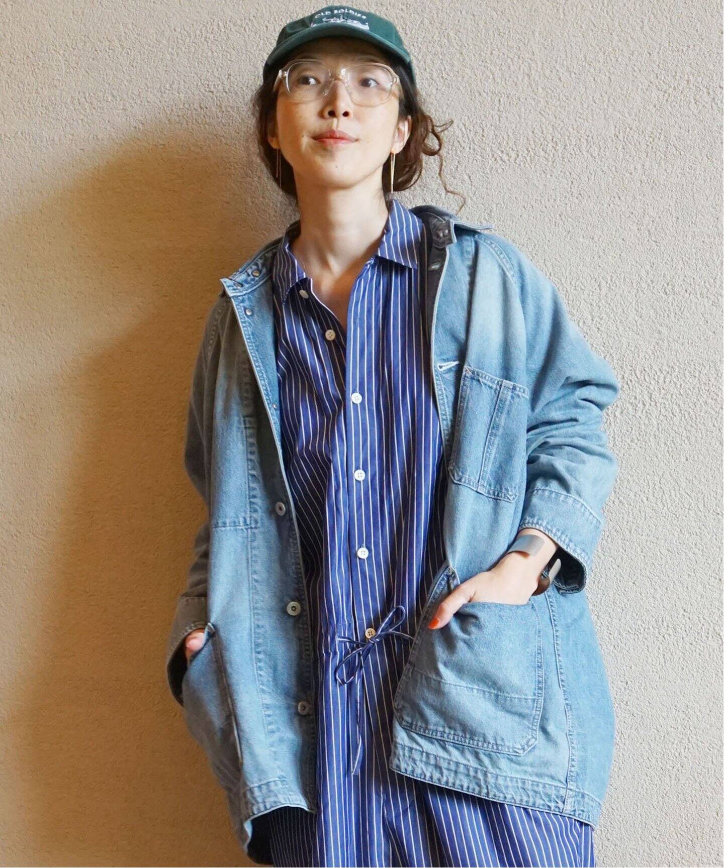 追加》10OZデニム ワークカバーオール（カバーオール）｜journal 