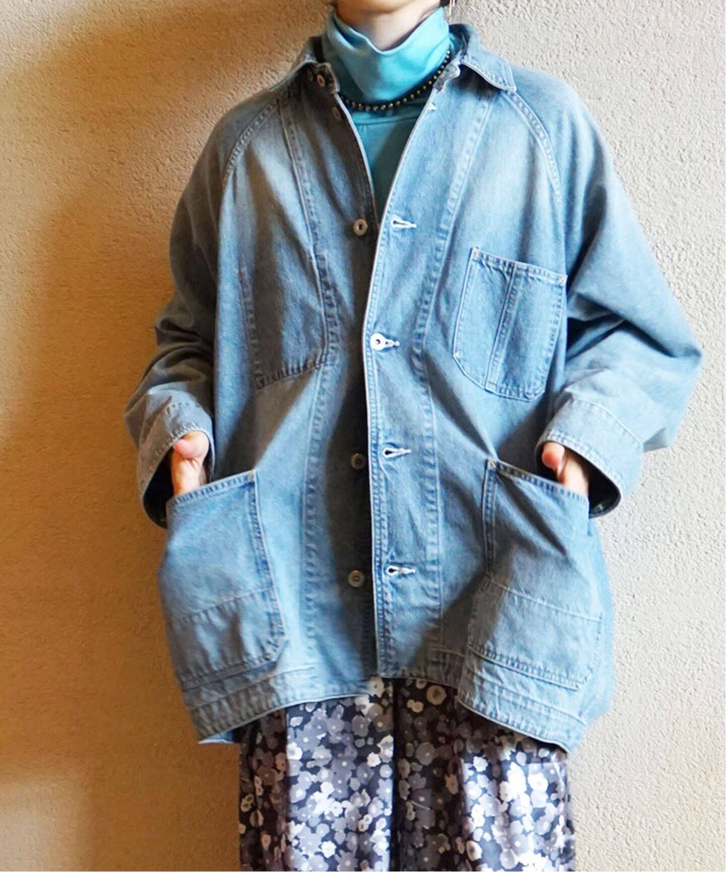 追加》10OZデニム ワークカバーオール（カバーオール）｜journal 