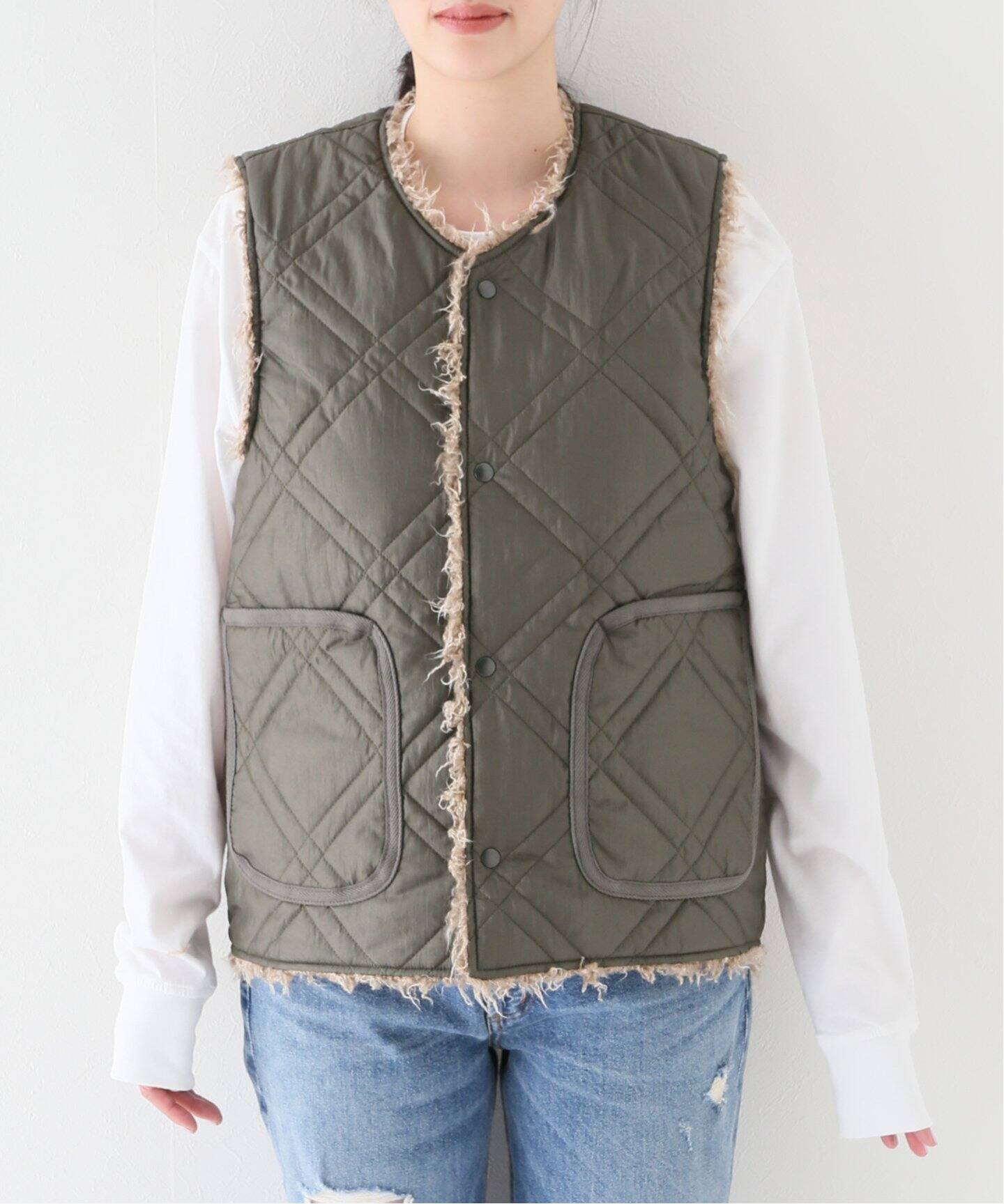 HARi / ハリ】REVERSIBLE VEST（ベスト）｜journal standard luxe 