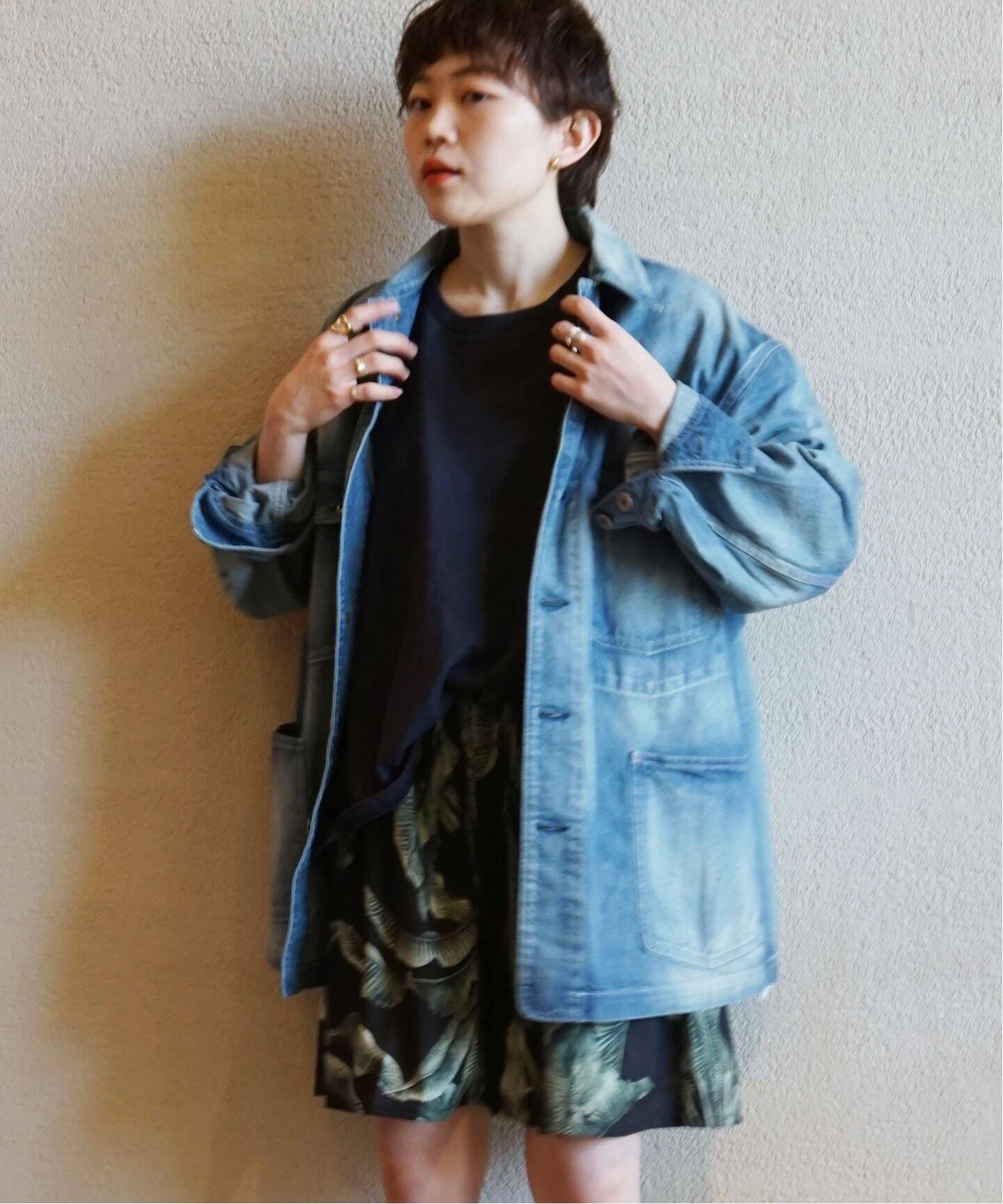 HERILL Nepdenim Coveralljacket 23-011-HL-8030-1 サイズ2 定価55000 