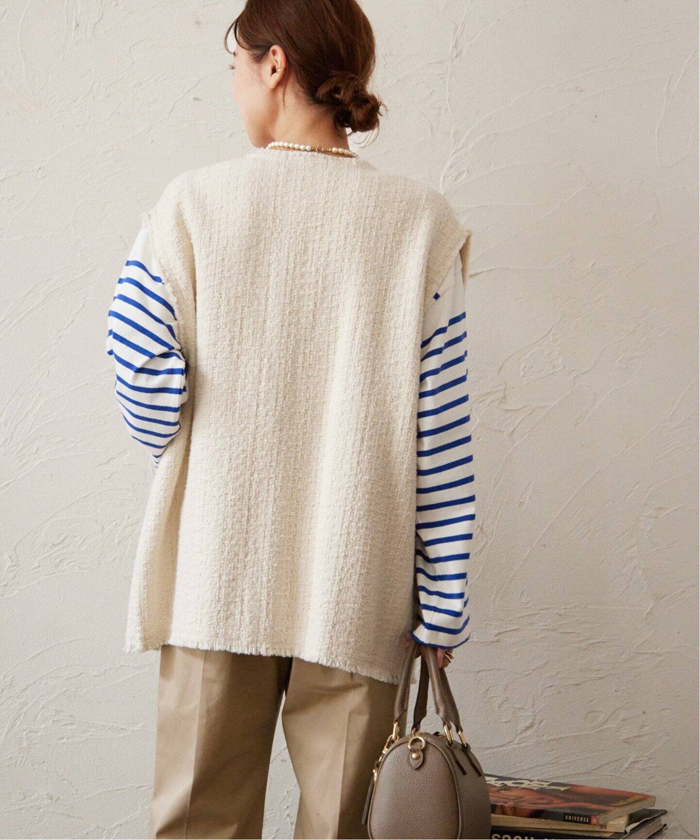 追加》Art Salon ツイードベスト（ベスト）｜JOURNAL STANDARD relume  