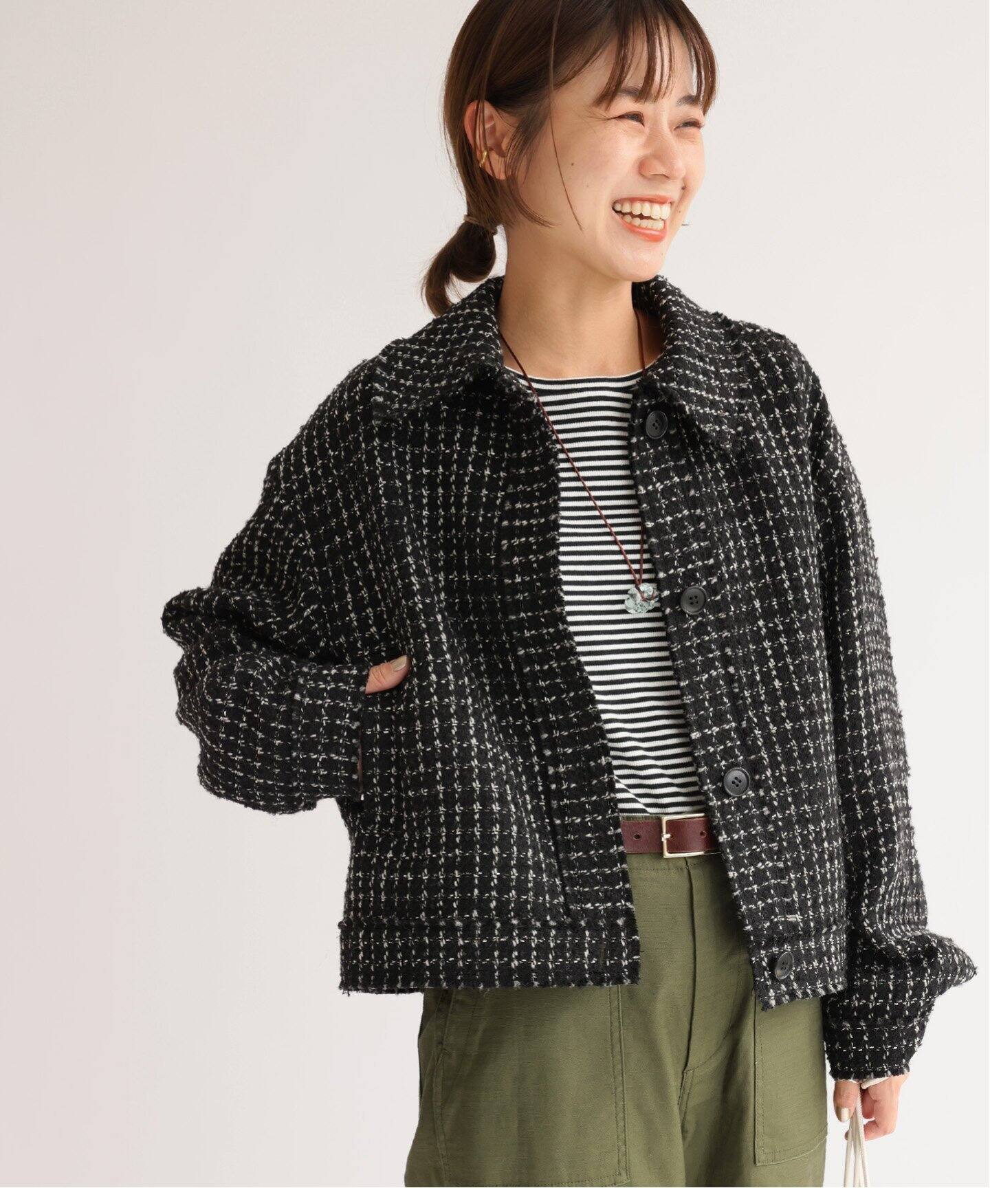 TWEEDショートブルゾン（その他ブルゾン／アウター）｜JOURNAL 