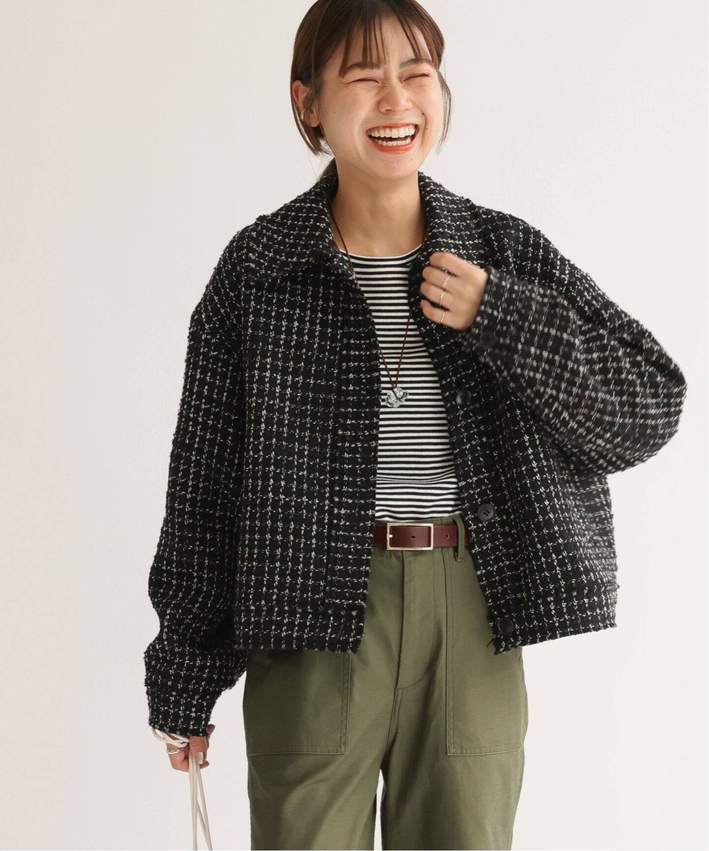 TWEEDショートブルゾン（その他ブルゾン／アウター）｜JOURNAL 