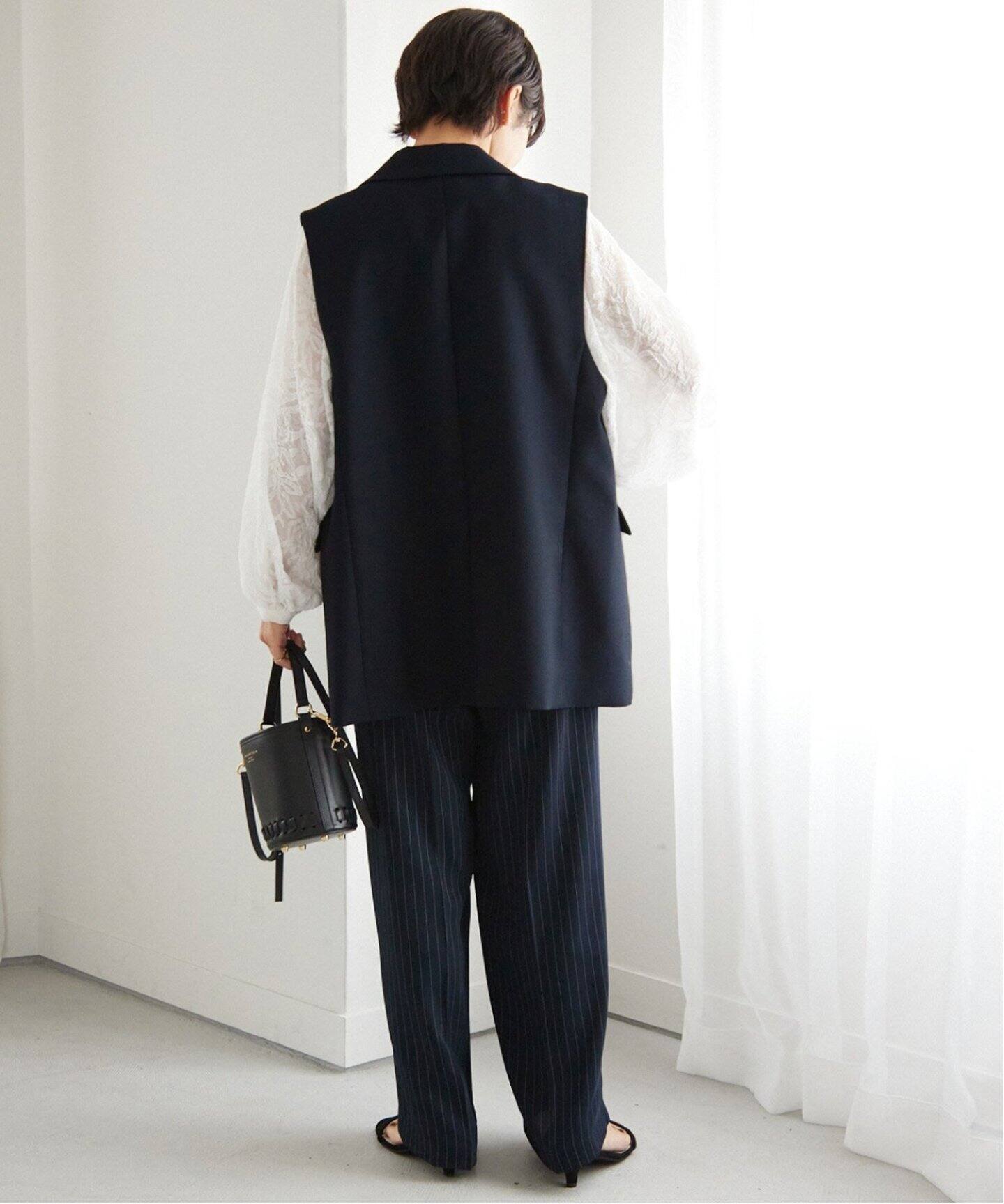 追加》T/Wギャバネイビージレ（ジレ）｜JOURNAL STANDARD relume 