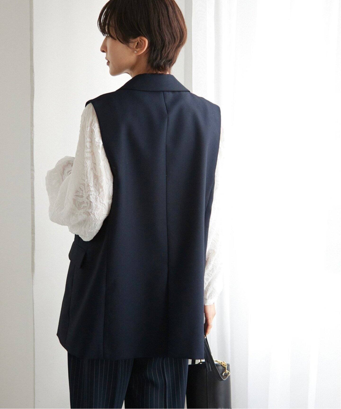 追加》T/Wギャバネイビージレ（ジレ）｜JOURNAL STANDARD relume 