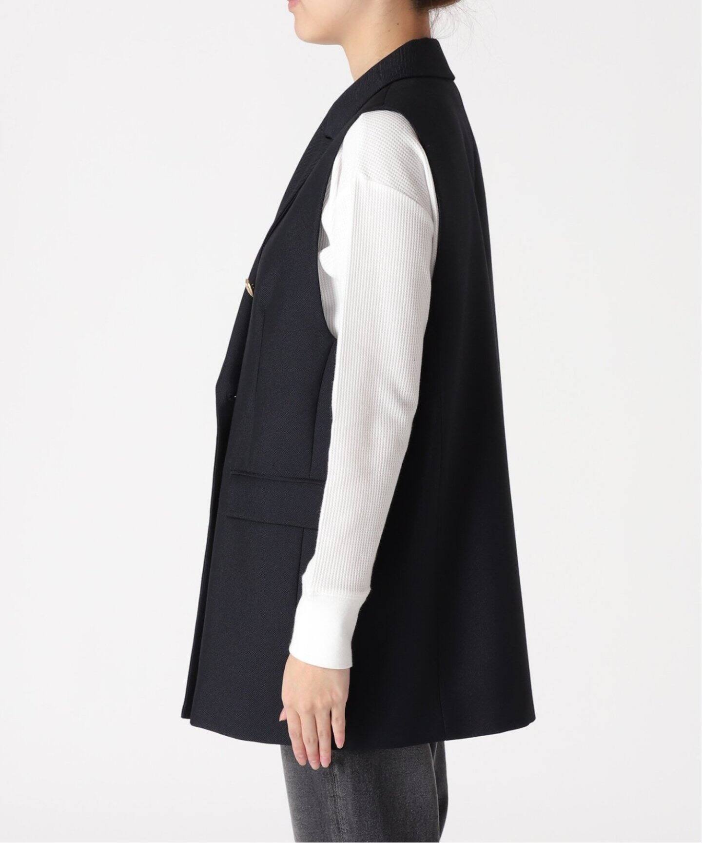 追加》T/Wギャバネイビージレ（ジレ）｜JOURNAL STANDARD relume  