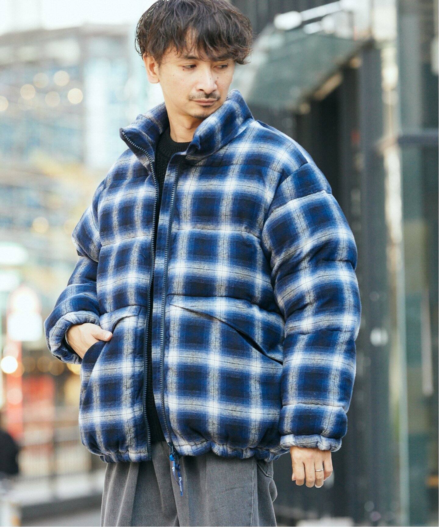 Penfield / ペンフィールド】別注 チェック PUFFY ダウンジャケット  