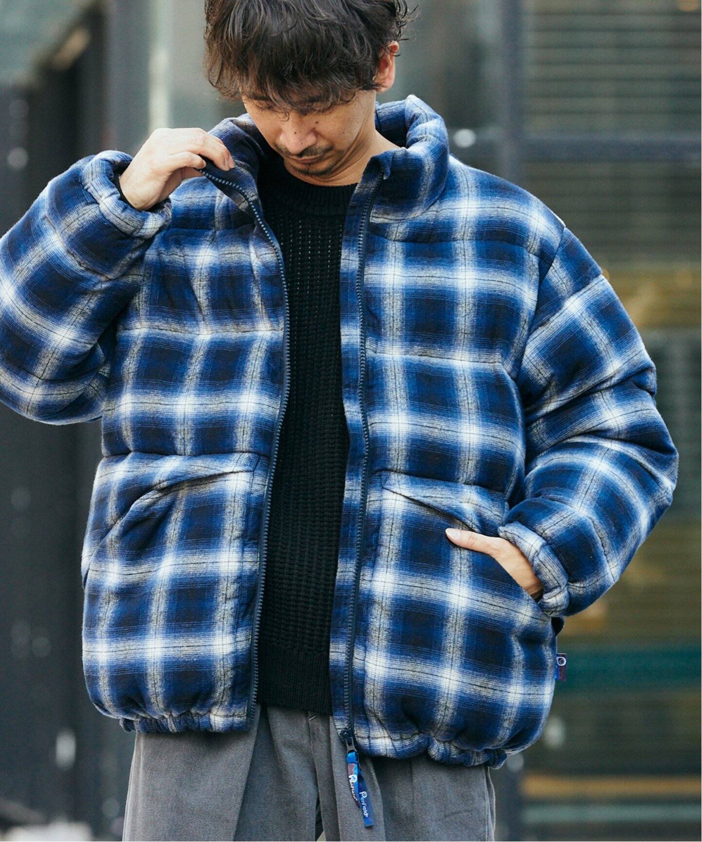 Penfield / ペンフィールド】別注 チェック PUFFY ダウンジャケット 