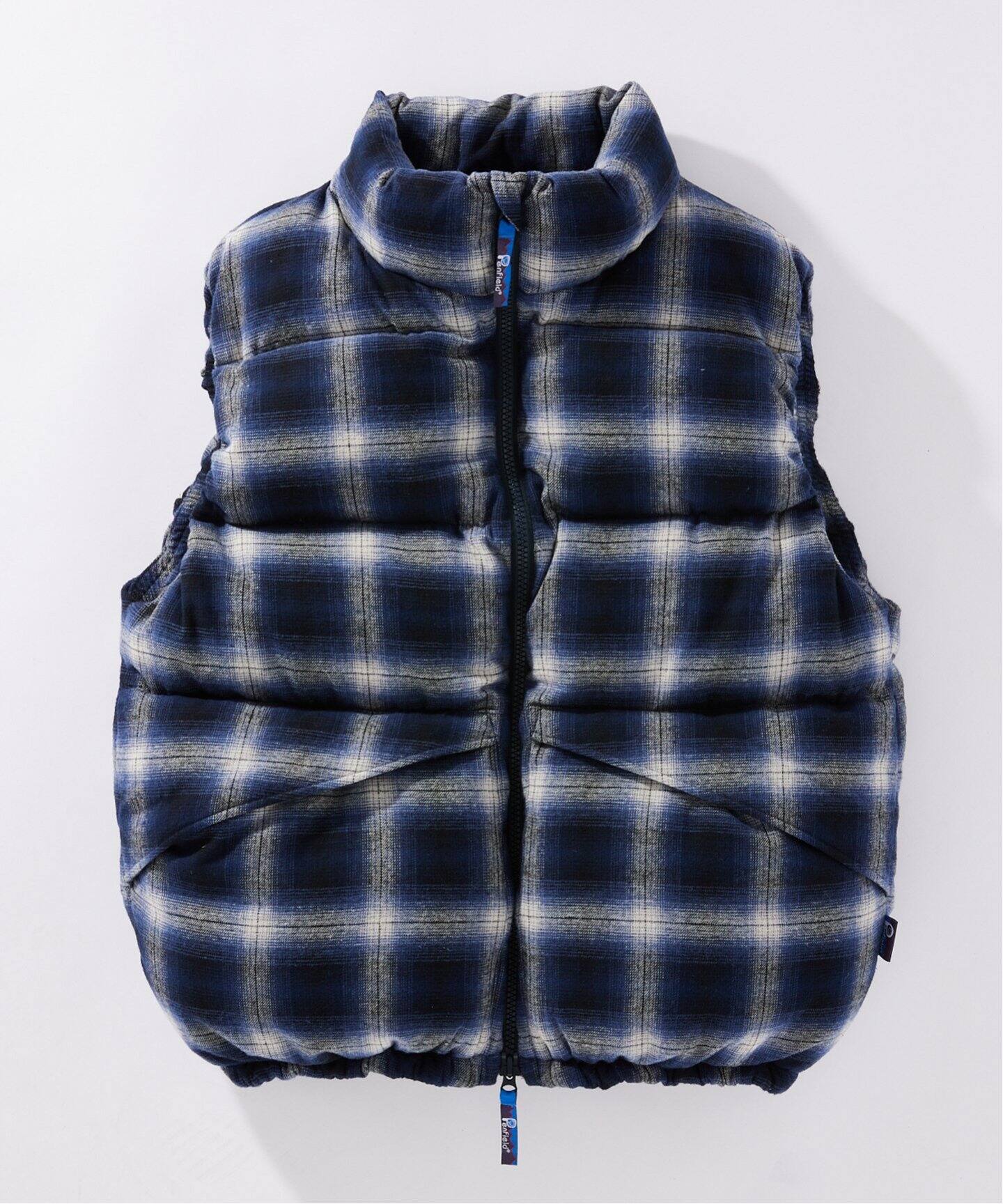 Penfield / ペンフィールド】別注 チェック PUFFY ダウンベスト 