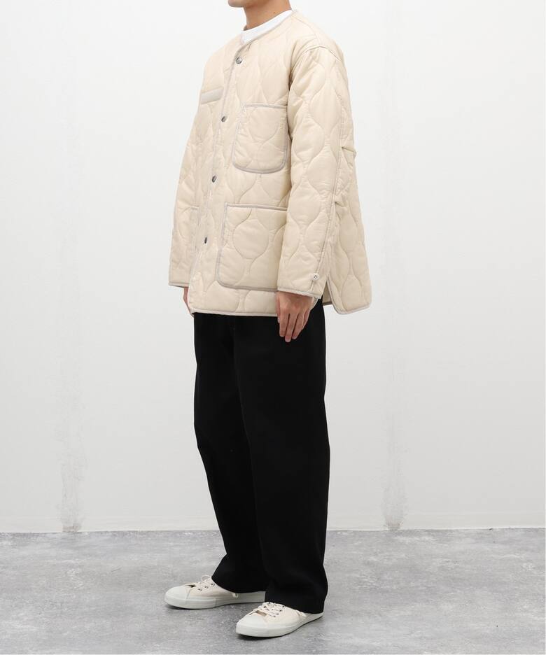 ローレン Slit Sleeve のばし No Collar Jacket ブラック