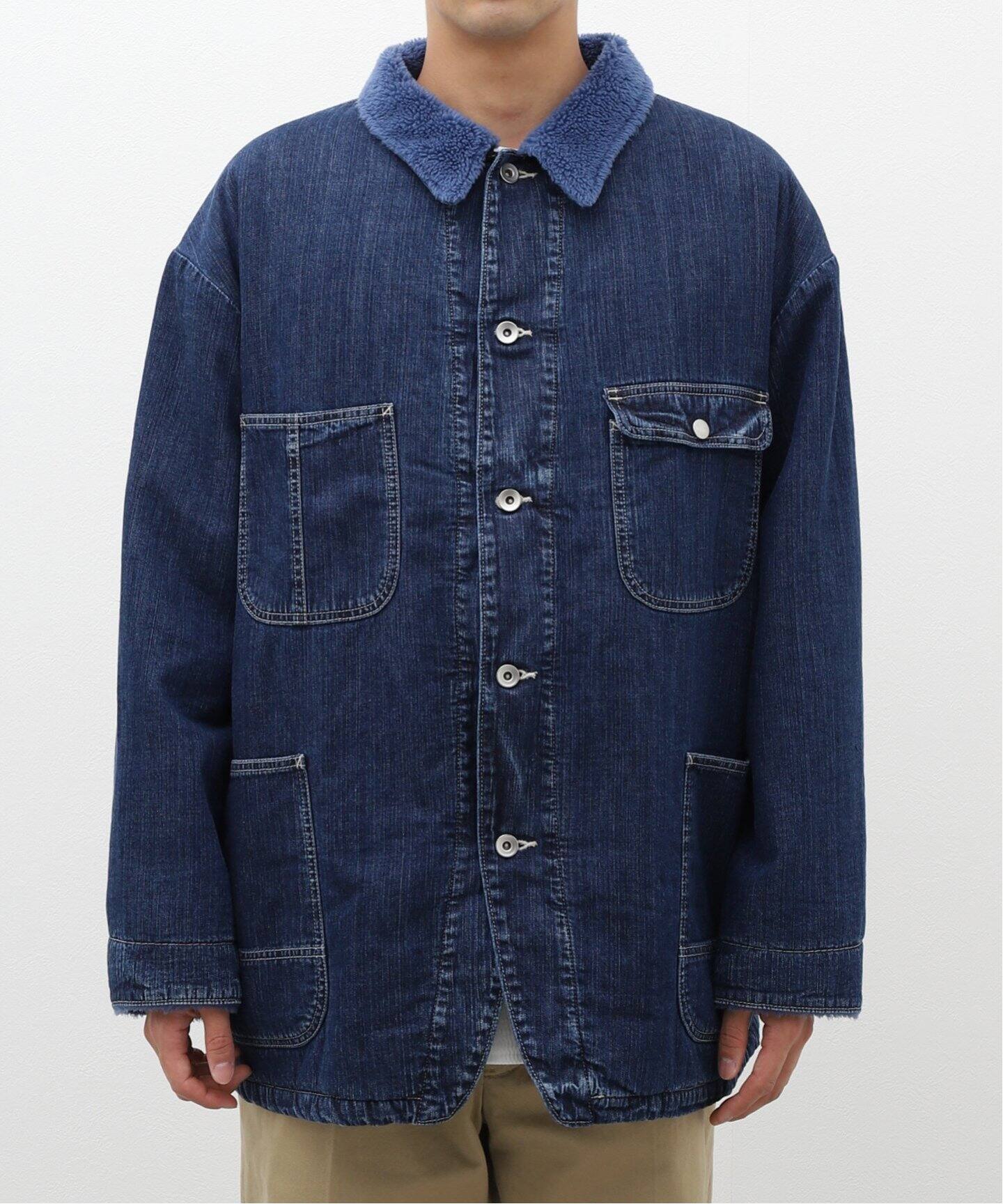 PORTER CLASSIC / ポータークラシック】STINBCK DENIM BOA COVERALL  