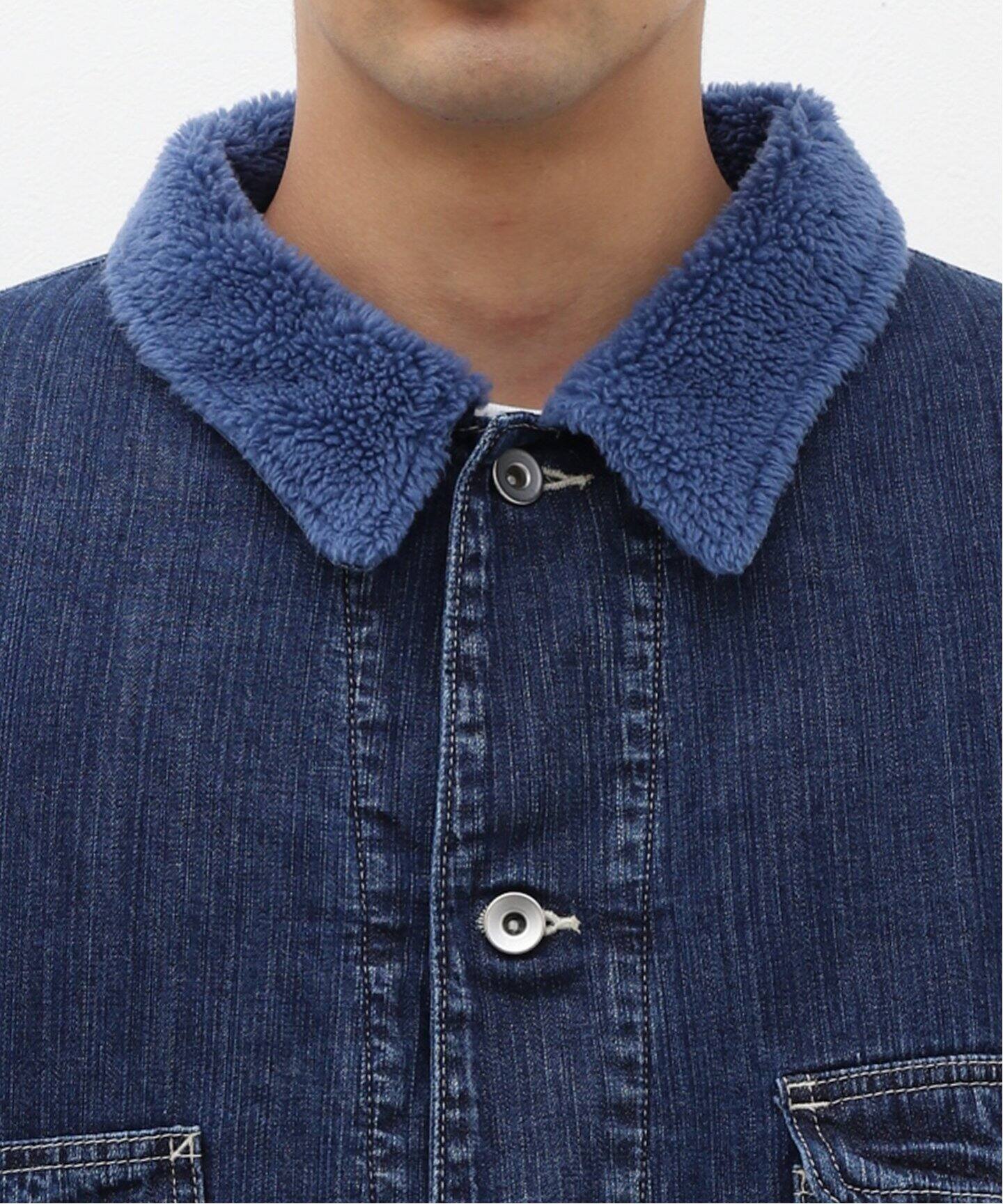 PORTER CLASSIC / ポータークラシック】STINBCK DENIM BOA COVERALL  