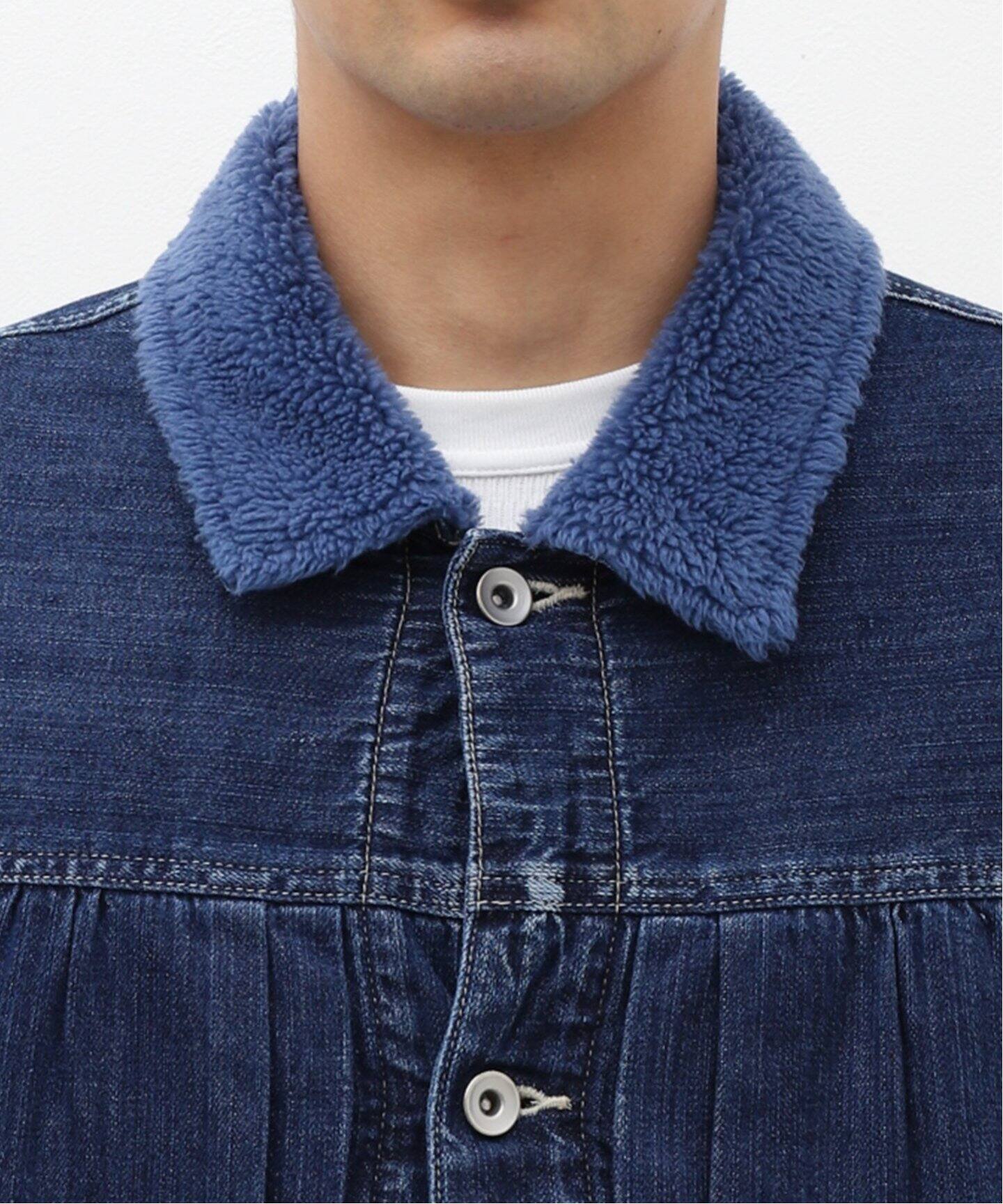 PORTER CLASSIC / ポータークラシック】STEINBECK DENIM BOA VEST 