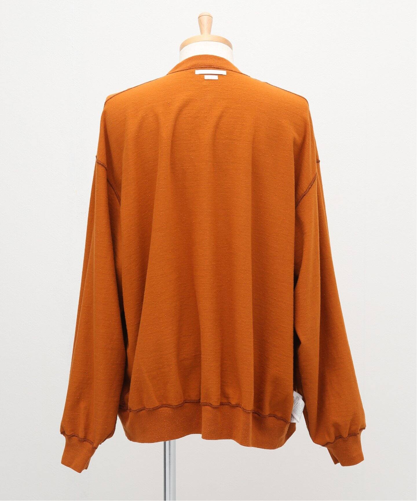 blurhms / ブラームス】C/SILK NEP CREW ZIP（スウェット）｜WISM 