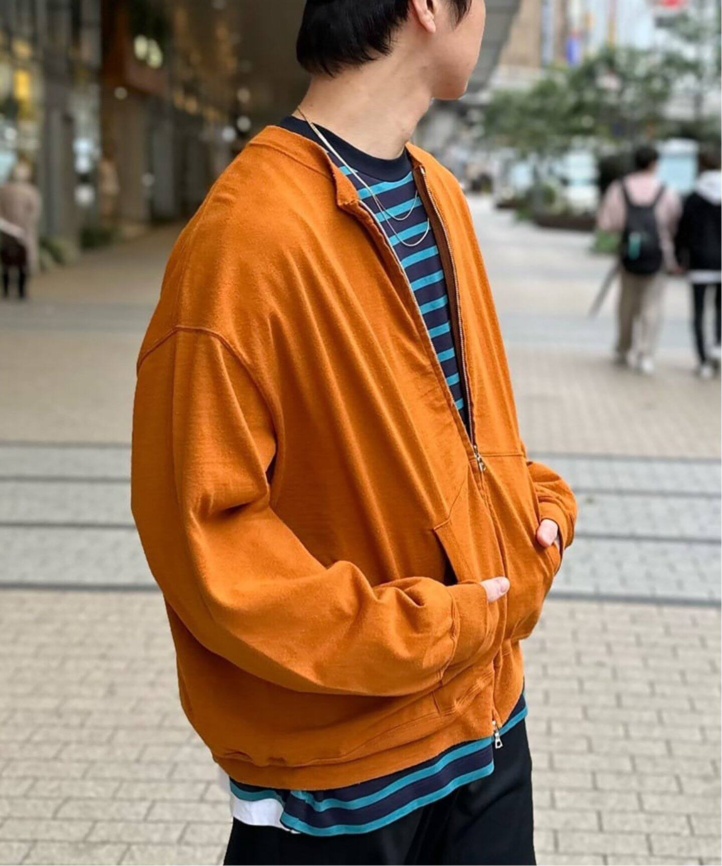 blurhms / ブラームス】C/SILK NEP CREW ZIP（スウェット）｜WISM 