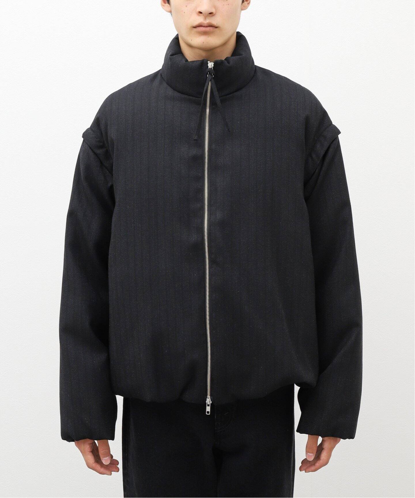 SEEALL / シーオール】MINIMAL DOWN JACKET CHARCOAL（ダウン 