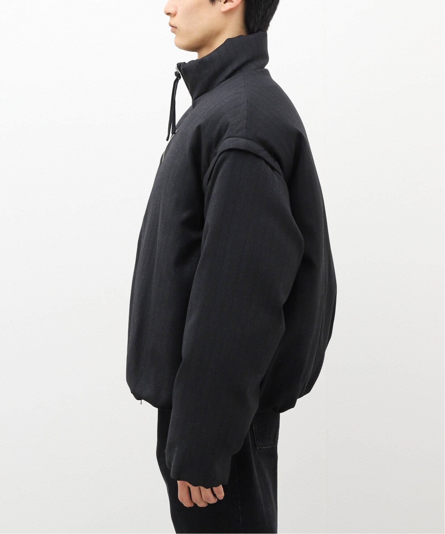 SEEALL / シーオール】MINIMAL DOWN JACKET CHARCOAL（ダウン 
