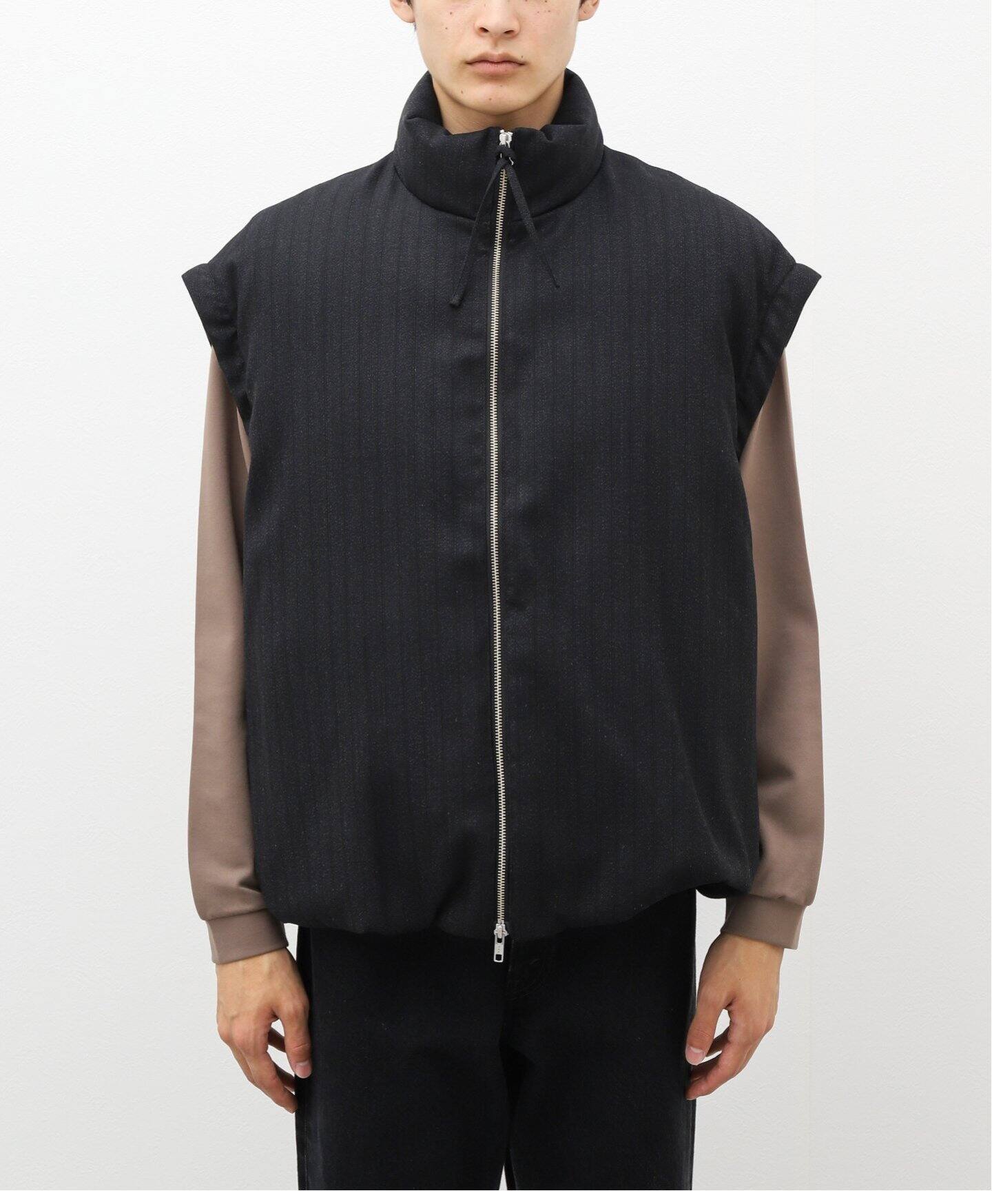 SEEALL / シーオール】MINIMAL DOWN JACKET CHARCOAL（ダウン 