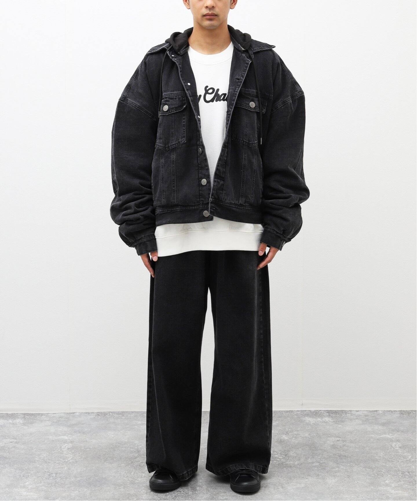 WILLY CHAVARRIA / ウィリー チャバリア】DENIM + FRENCH TERRY JAC 