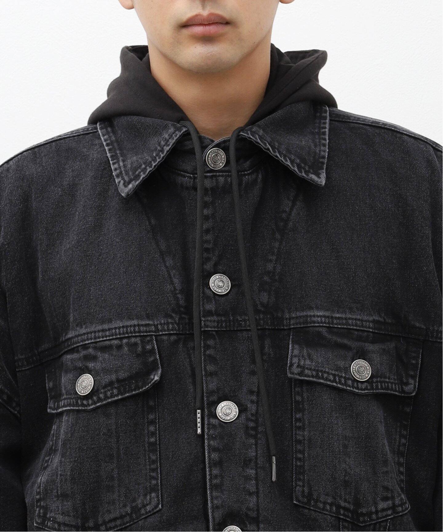 WILLY CHAVARRIA / ウィリー チャバリア】DENIM + FRENCH TERRY JAC 