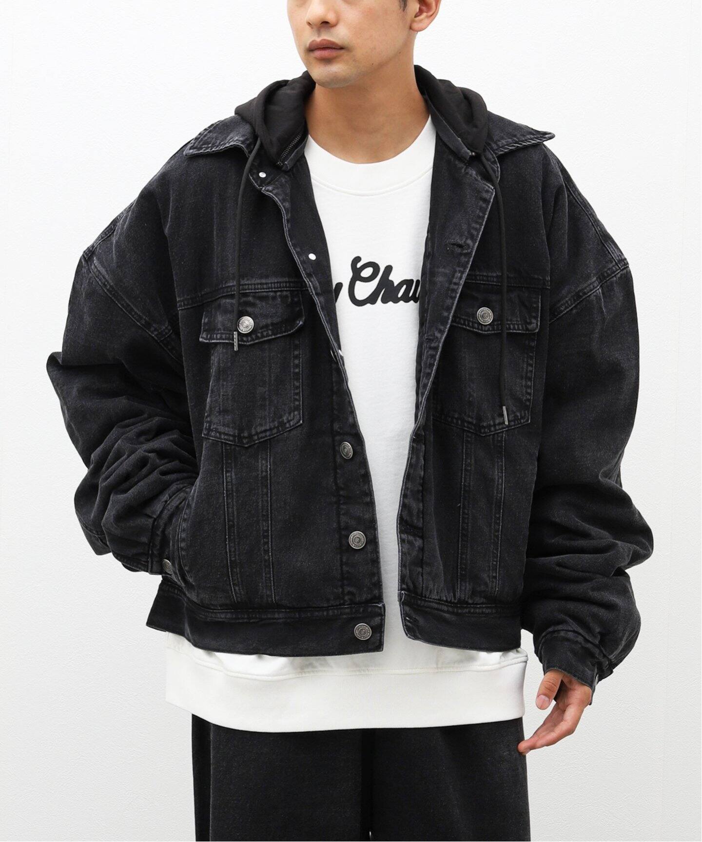 WILLY CHAVARRIA / ウィリー チャバリア】DENIM + FRENCH TERRY JAC  