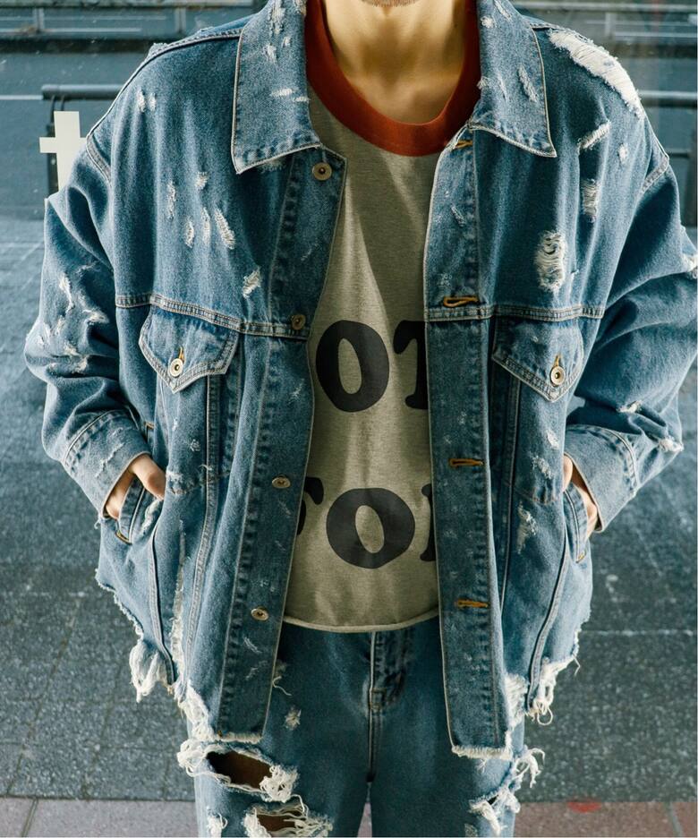 doublet / ダブレット】DESTROYED DENIM JACKET（デニムジャケット 