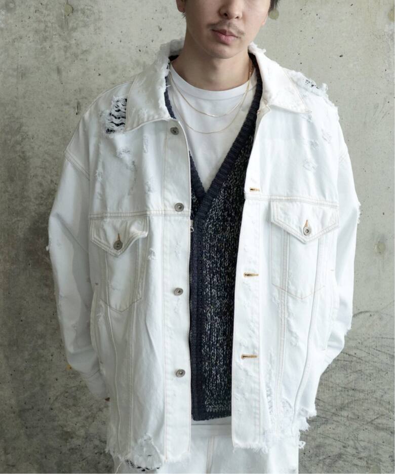 doublet / ダブレット】DESTROYED DENIM JACKET（デニムジャケット  