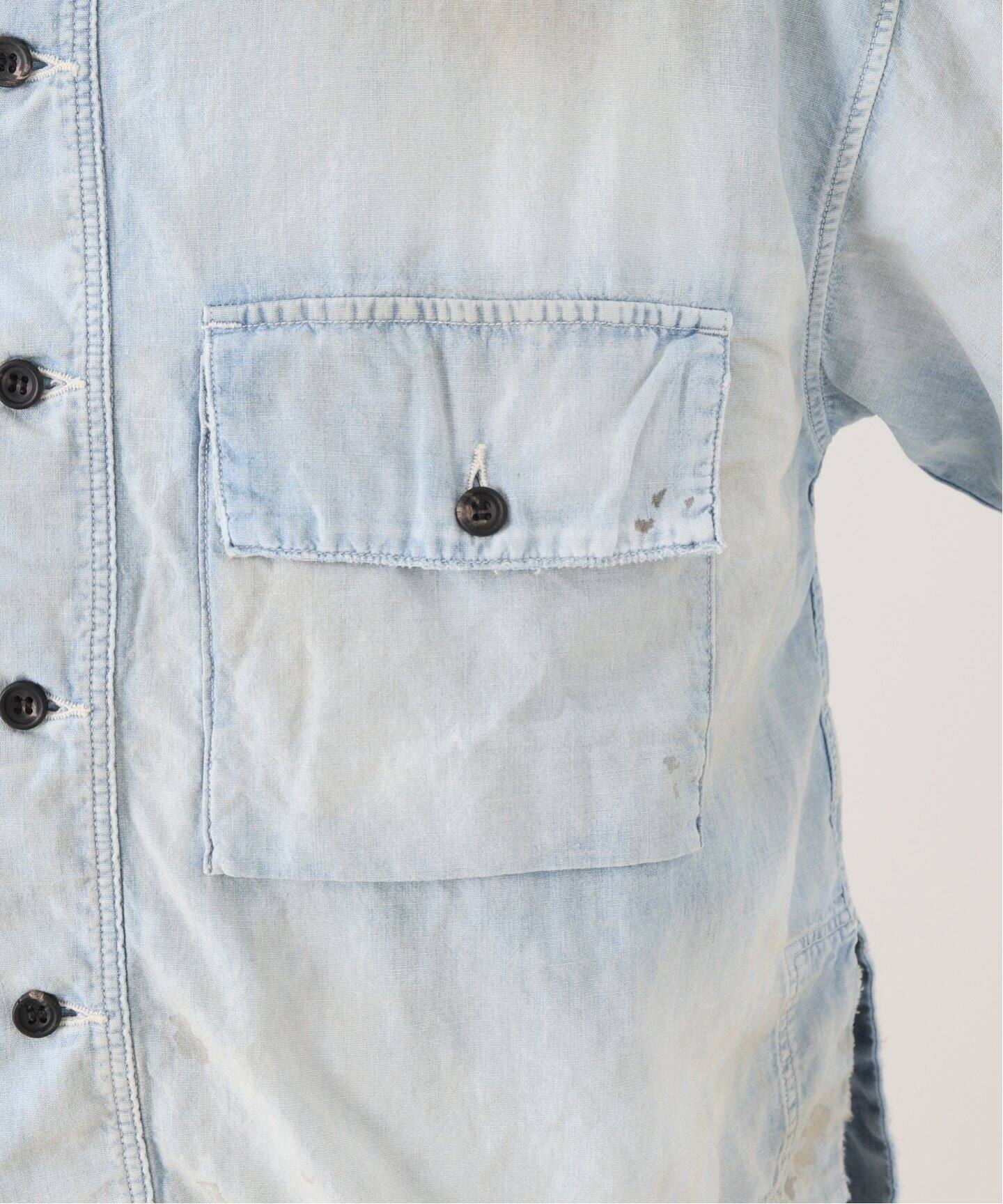 ANCELLM / アンセルム】CHAMBRAY SHIRTS JACKET（デニムジャケット 