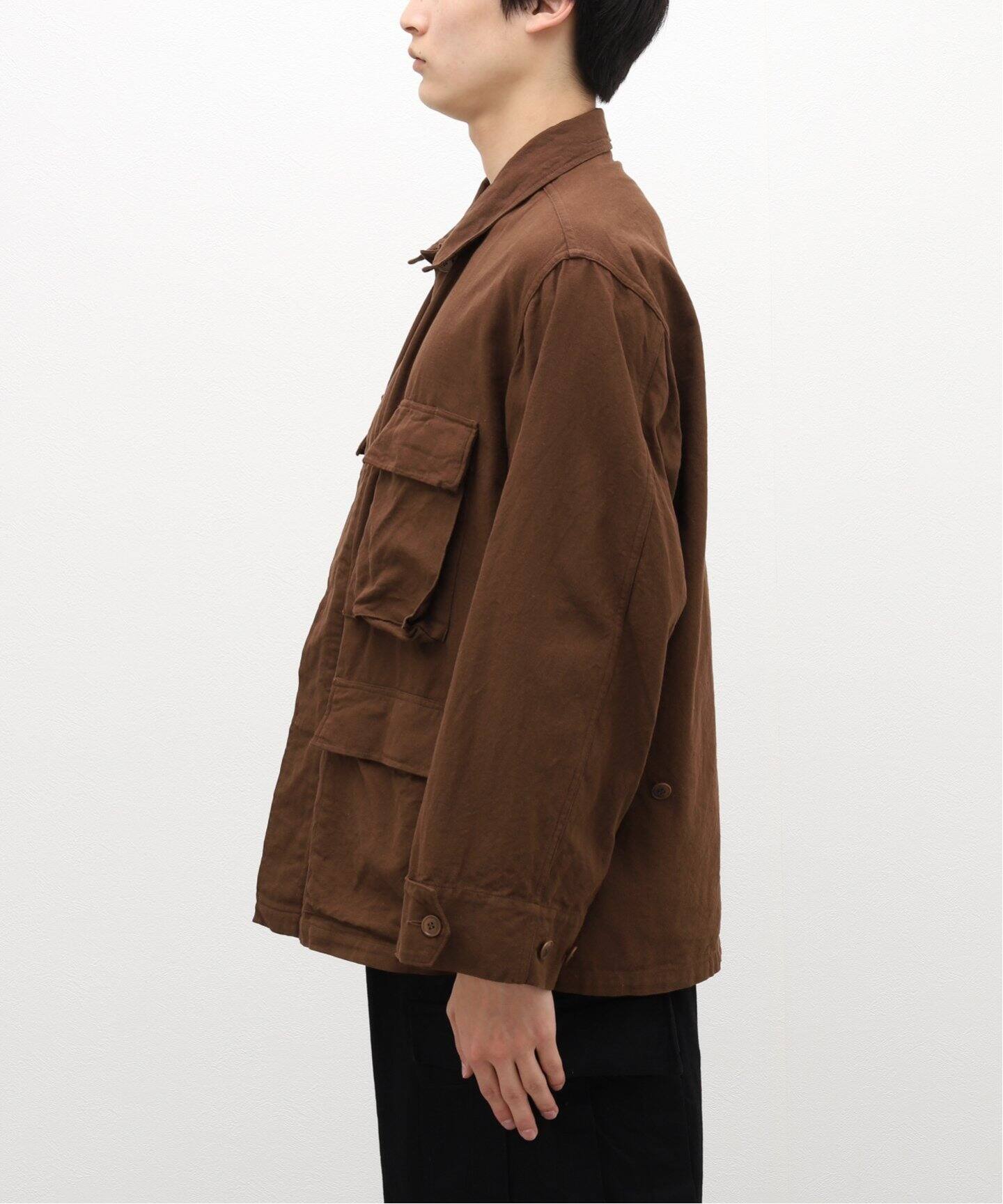 comoli / コモリ】ブラウン B.D.U ジャケット（ミリタリー）｜WISM  