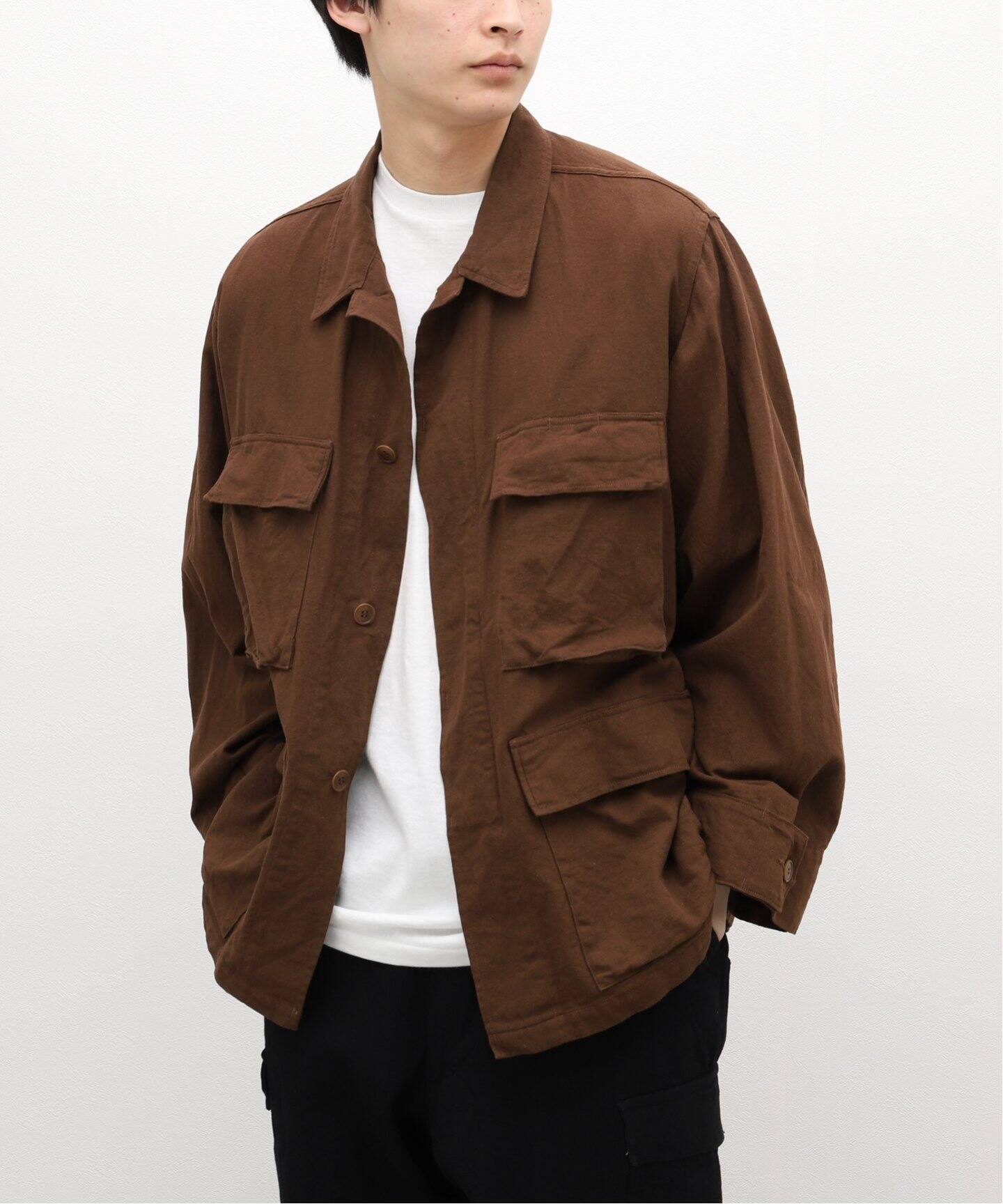 COMOLI 温か コモリ ブラウン B.D.Uジャケット サイズ3 